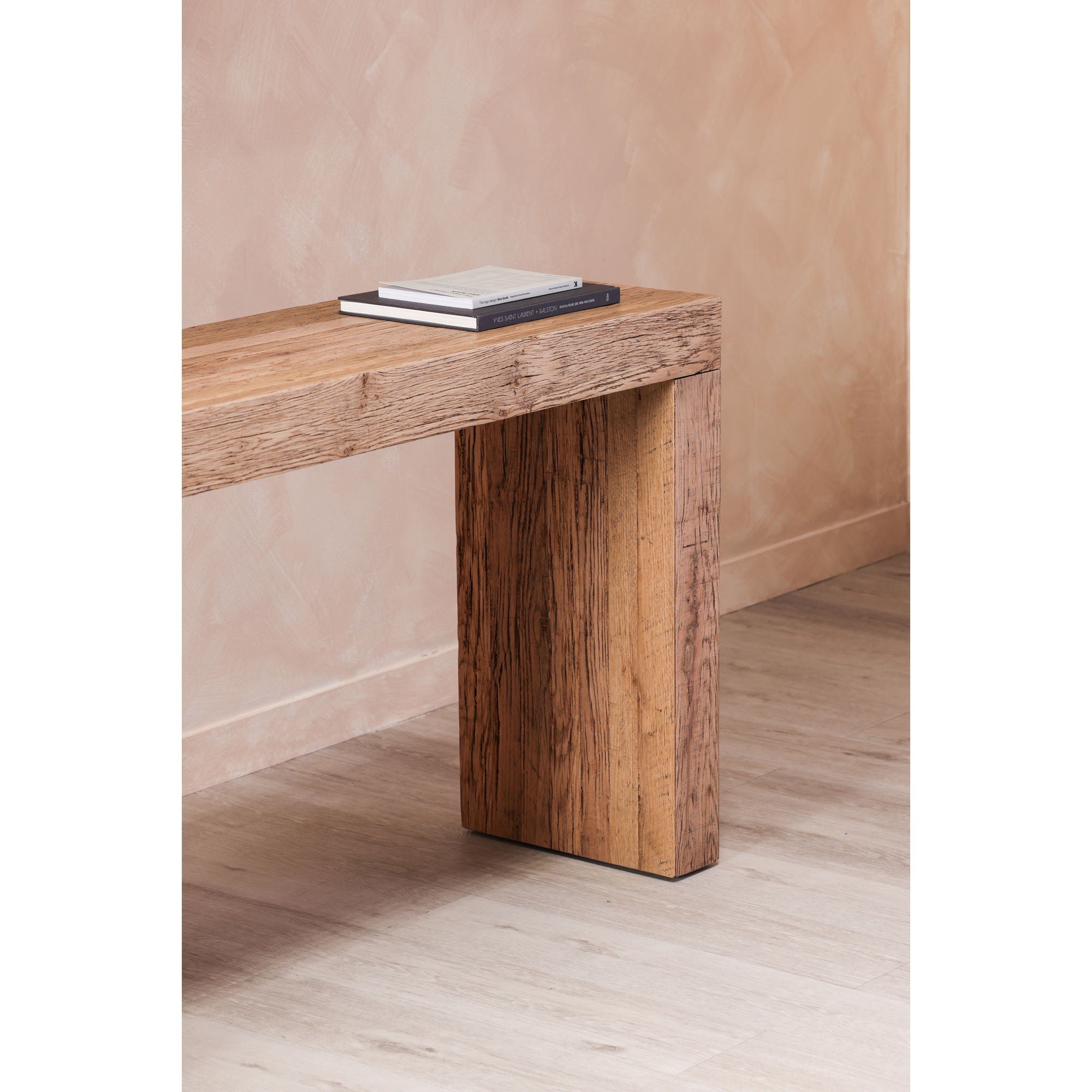 Evander - Console Table Aged Oak - Aged Oak