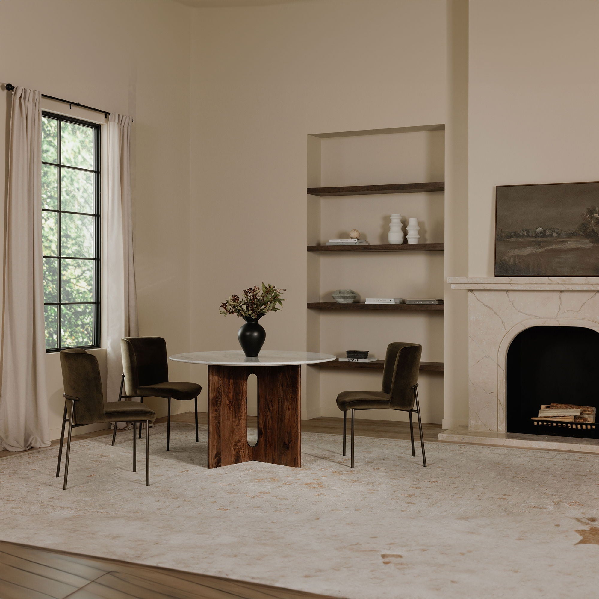 Stanley - Dining Table - White