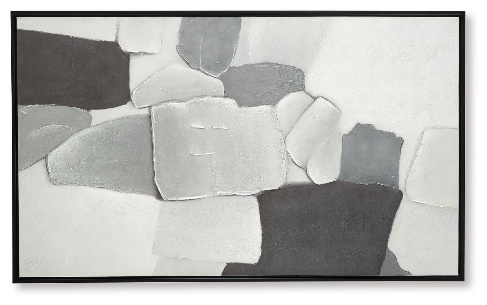 Adilson - White / Gray / Black - Wall Art