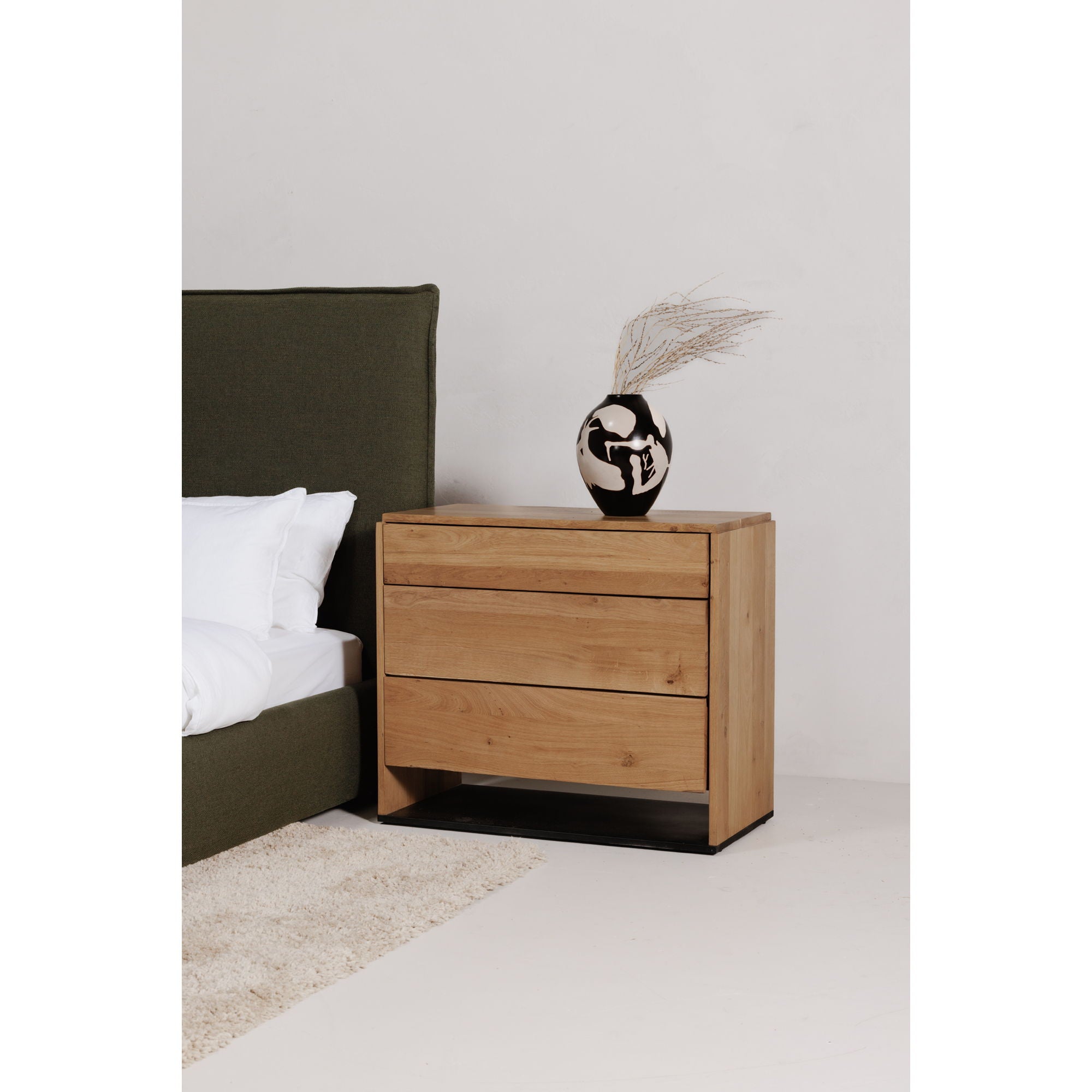 Luzon - King Bed Tall Headboard - Deep Forest