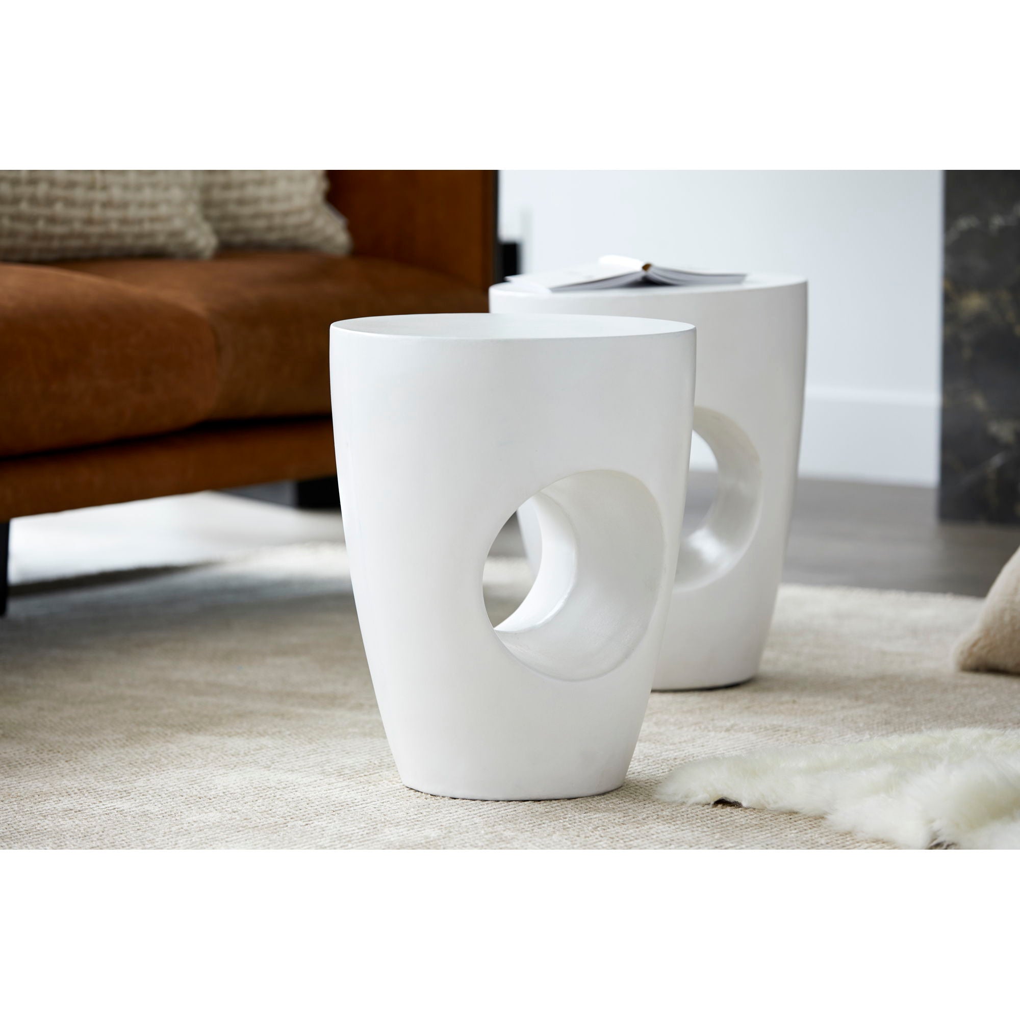 Aylard - Outdoor Stool - Ivory