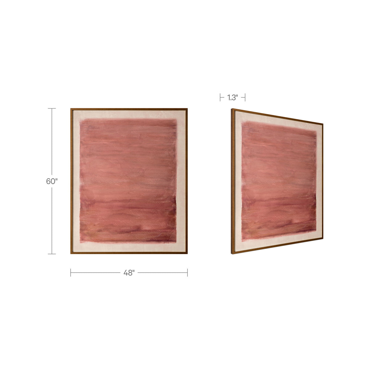 Solo - Framed Painting - Pink