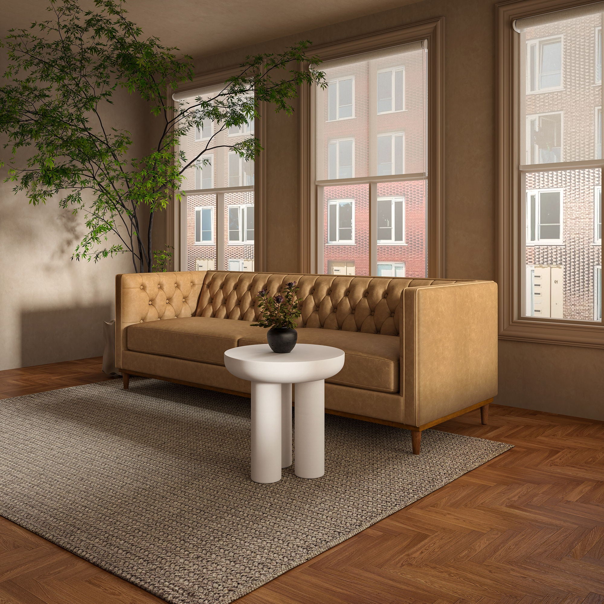 Rocca - Side Table - Cream