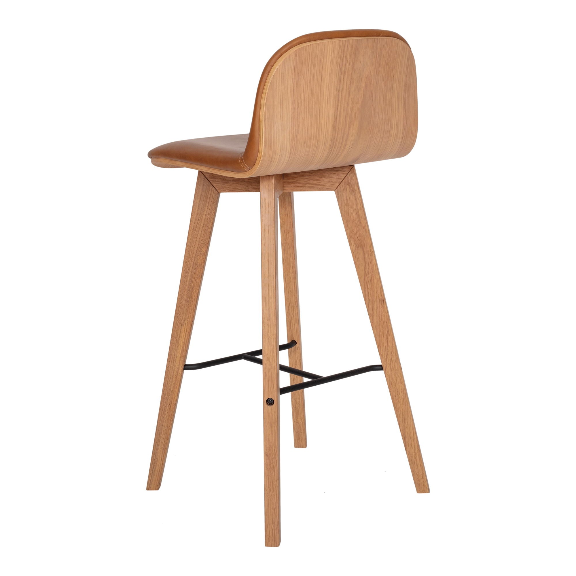 Napoli - Leather Barstool - Tan