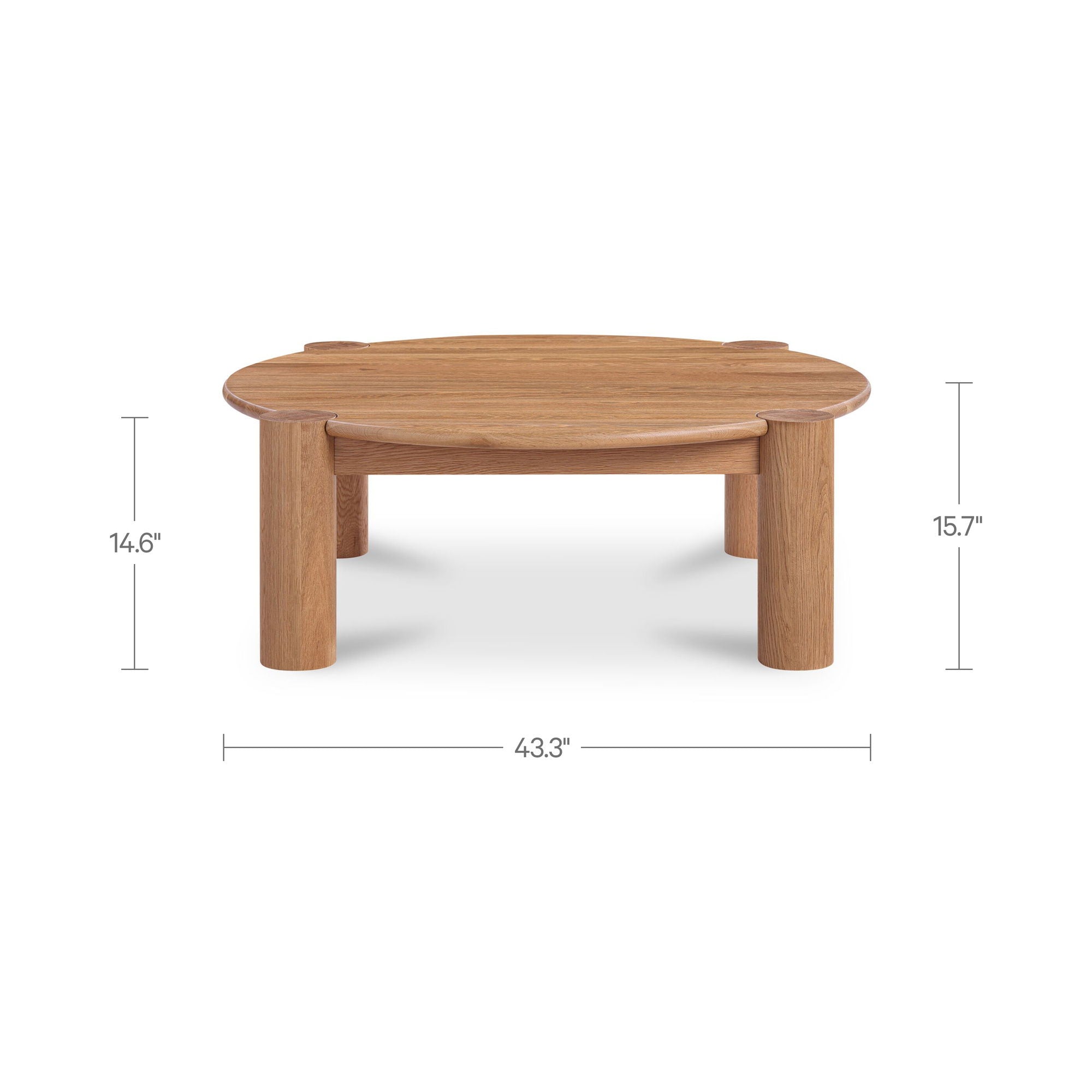Jack - Coffee Table - Brushed Natural Oak