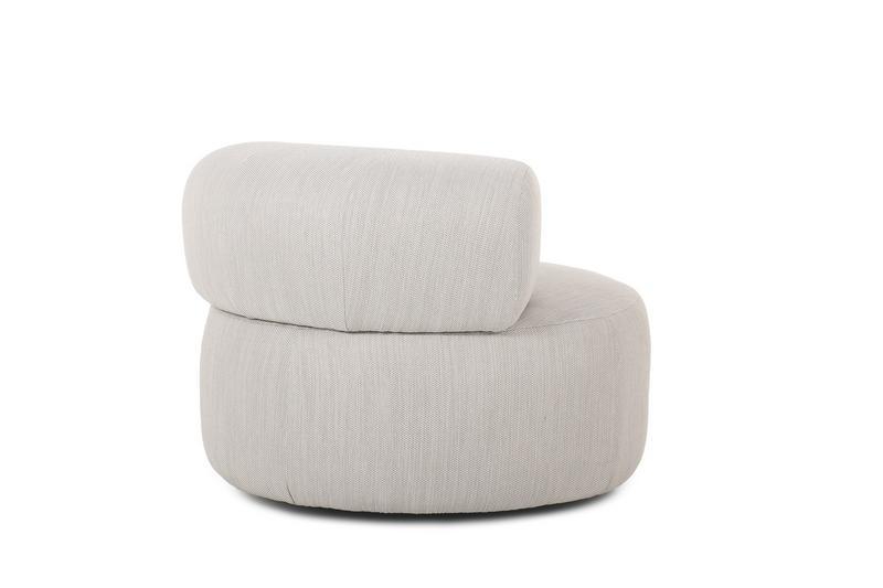 Ellis - Outdoor Swivel Lounge Chair - Light Gray