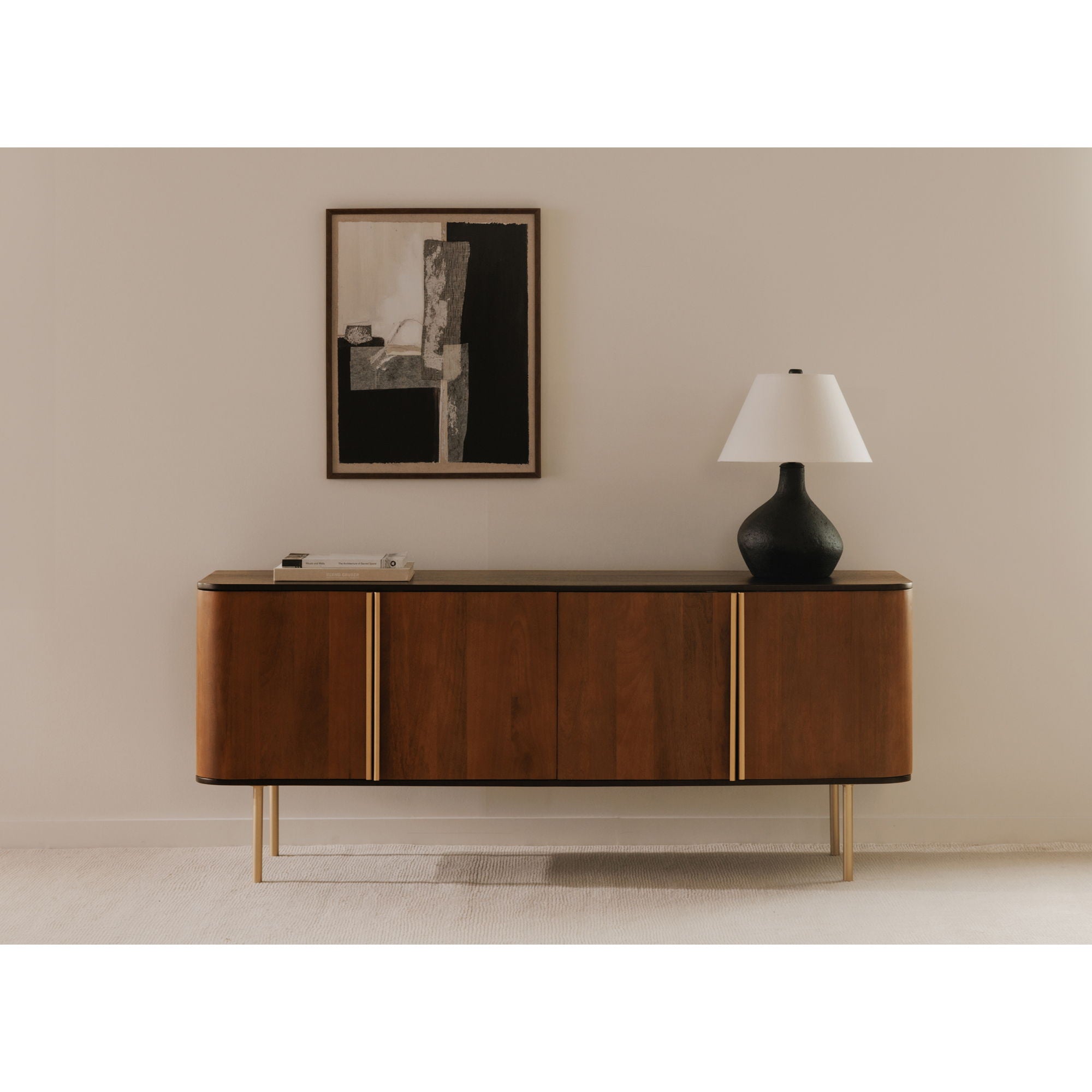 Dionne - 4 Door Sideboard - Brown