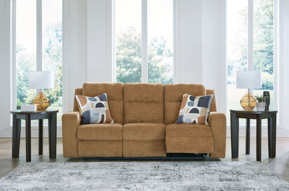 Kanlow - Reclining Sofa - Honey