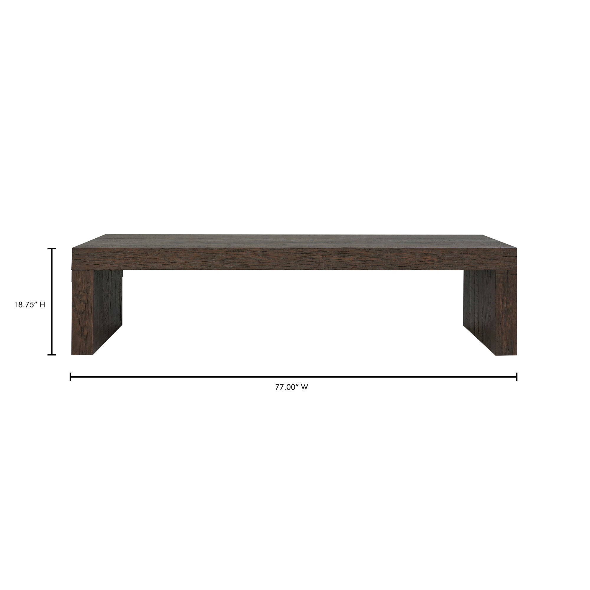 Evander - Dining Bench - Dark Brown