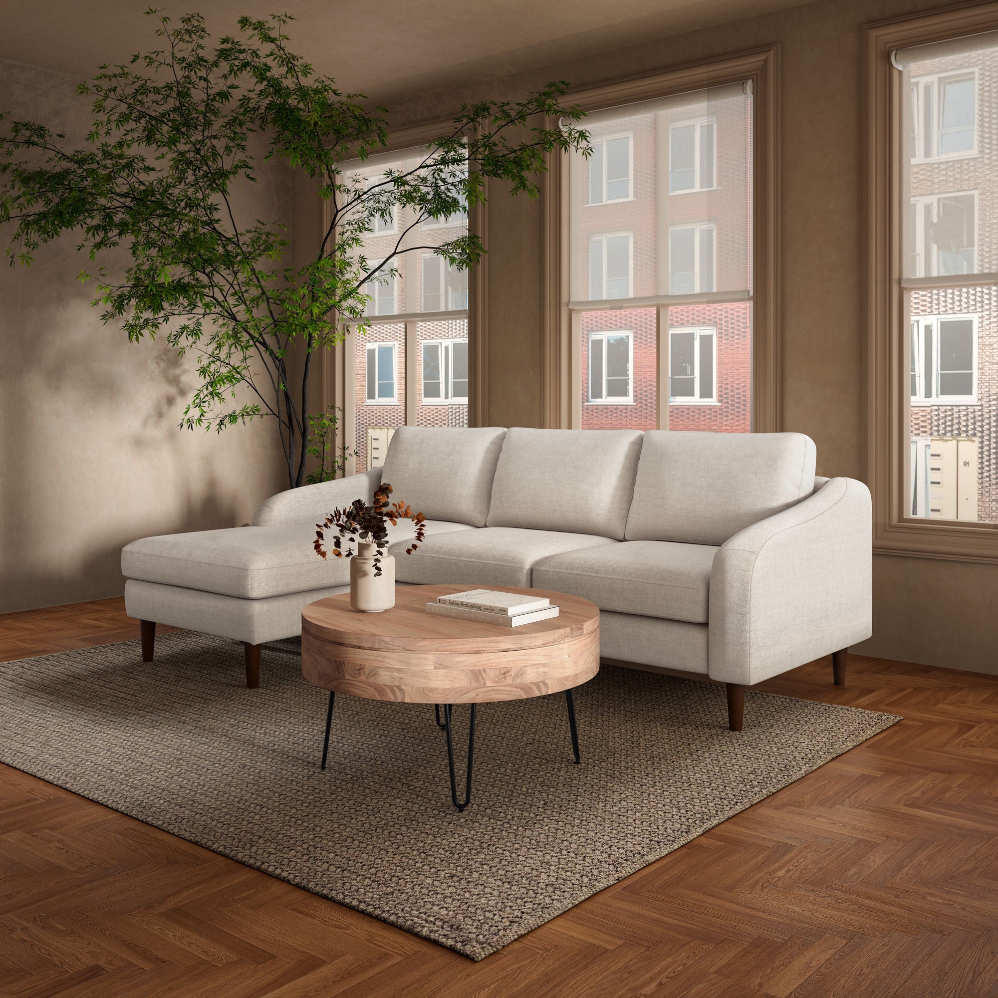 Quinn - Sectional - Oatmeal