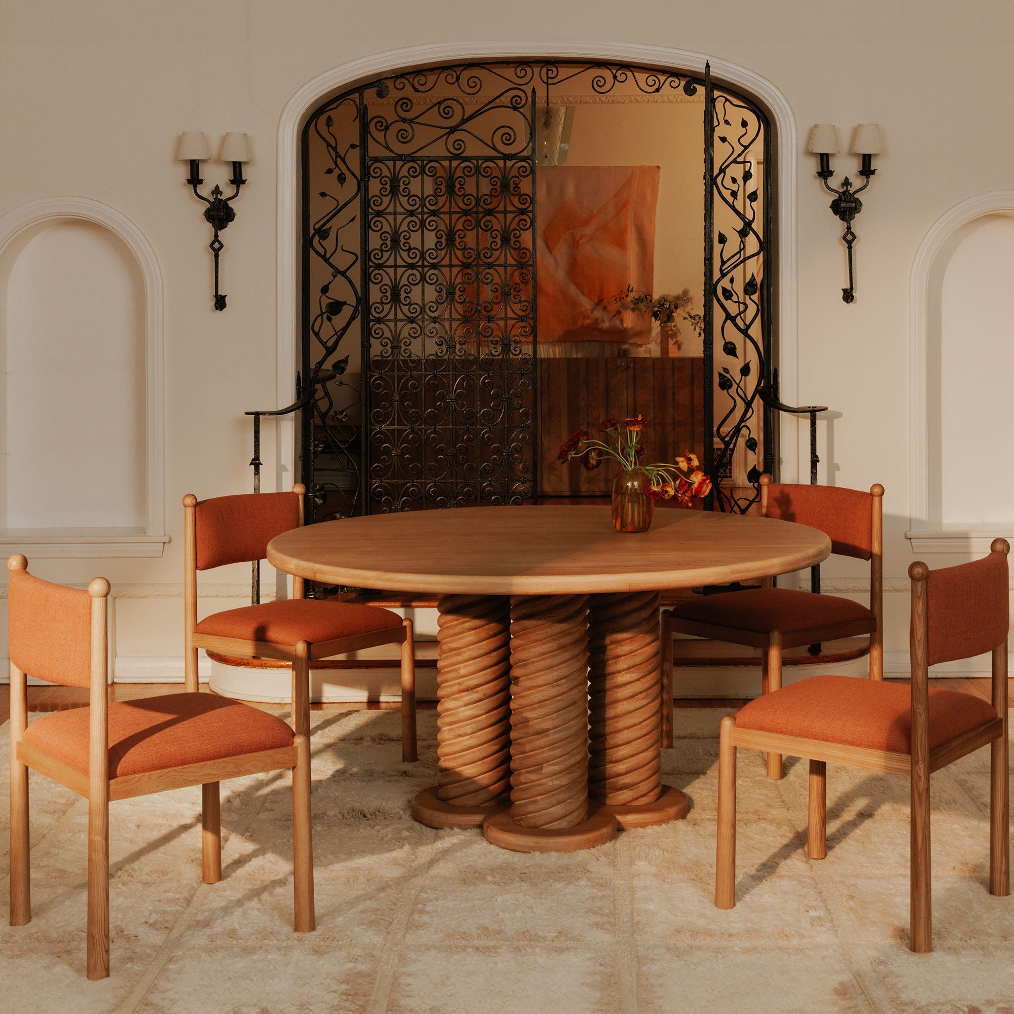 Villetta - Dining Chair (Set of 2) - Deep Pink