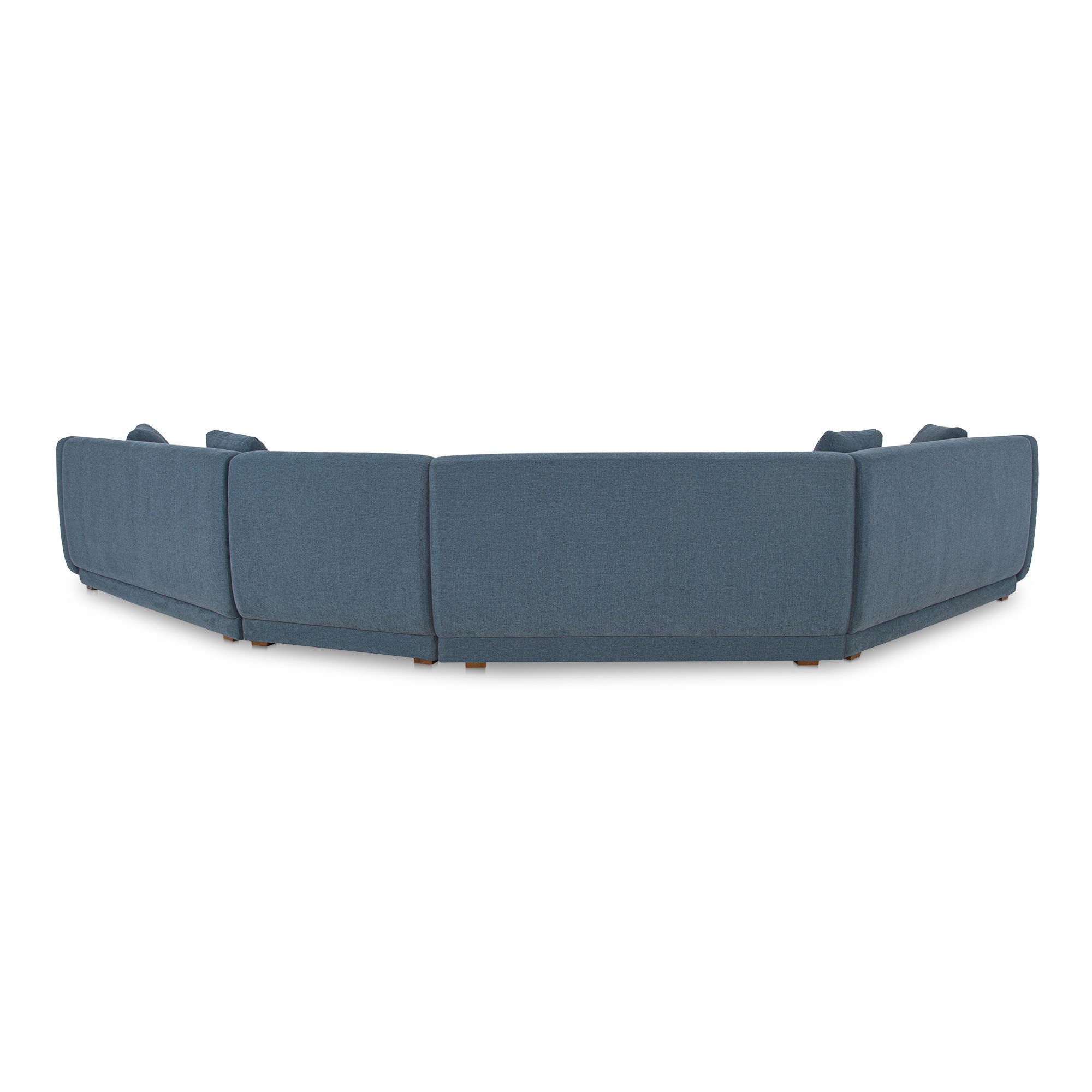 Fraser - 4 Piece Modular Sectional - Deep Blue