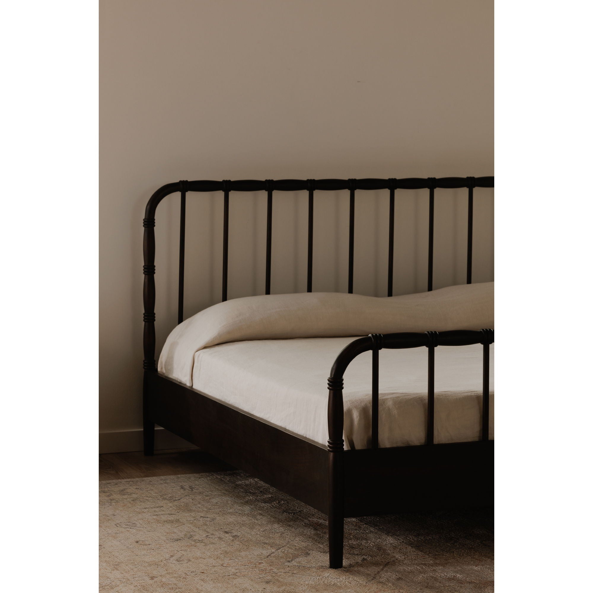Vivian - King Bed - Dark Brown