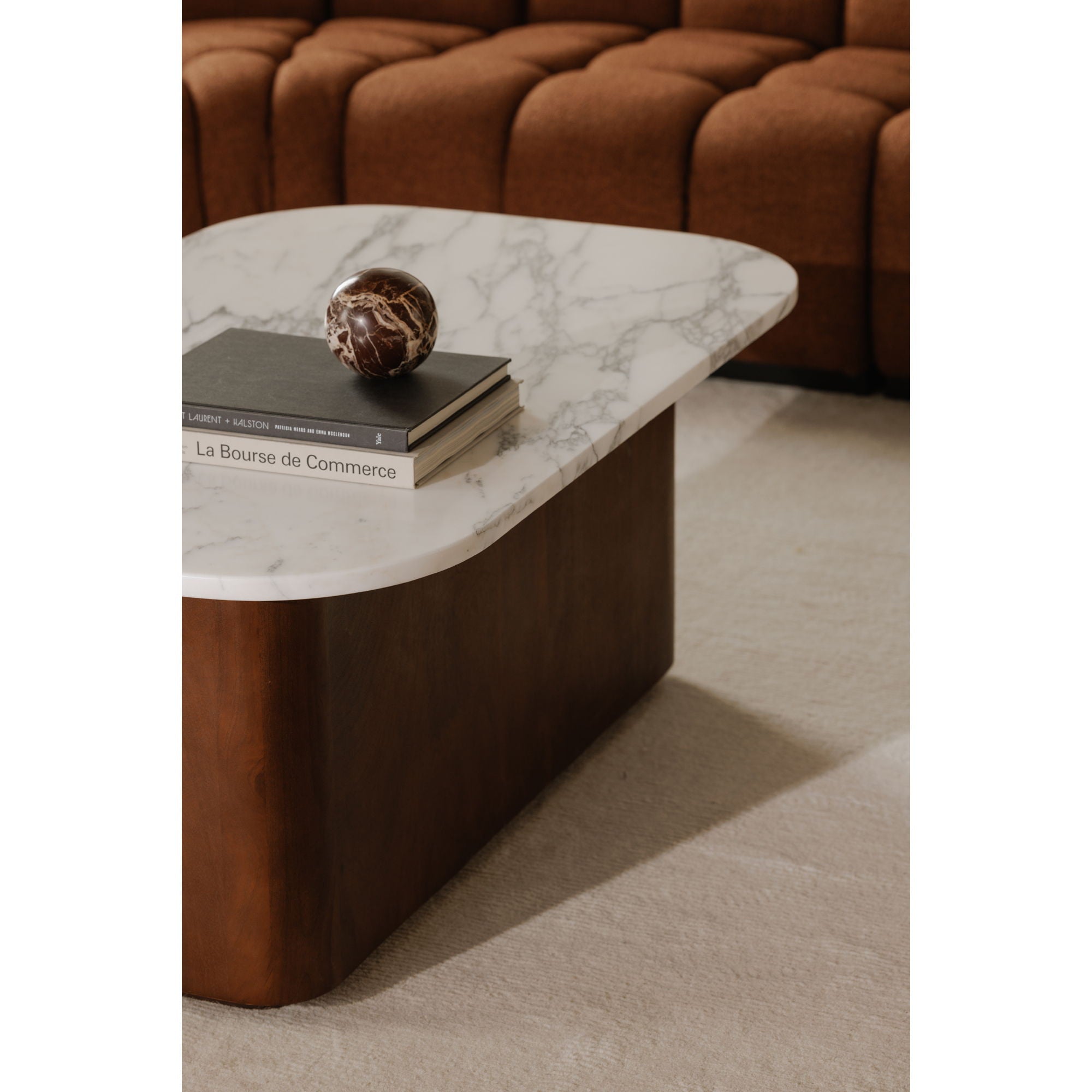 Dash - Coffee Table - White Calcatta Marble