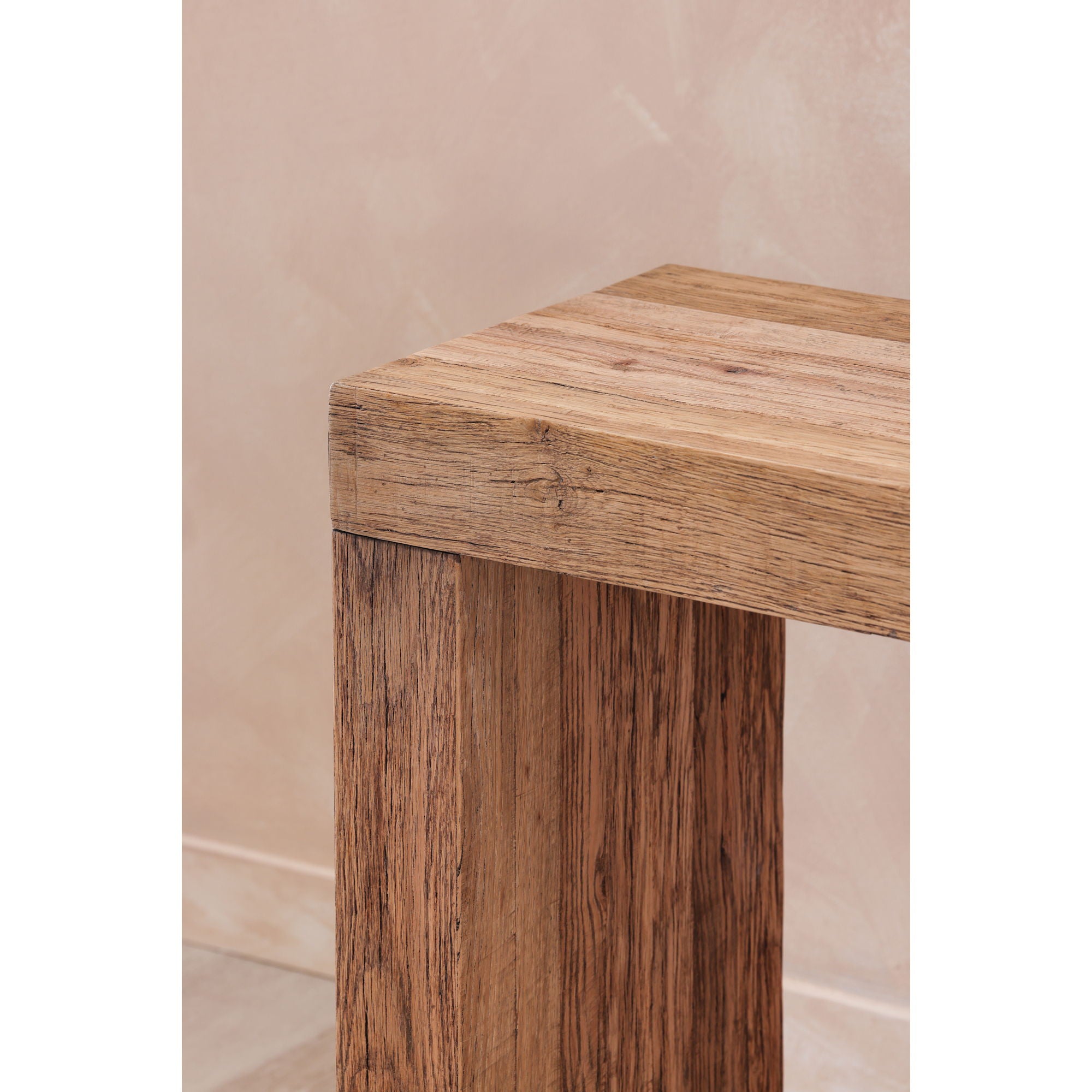 Evander - Console Table Aged Oak - Aged Oak