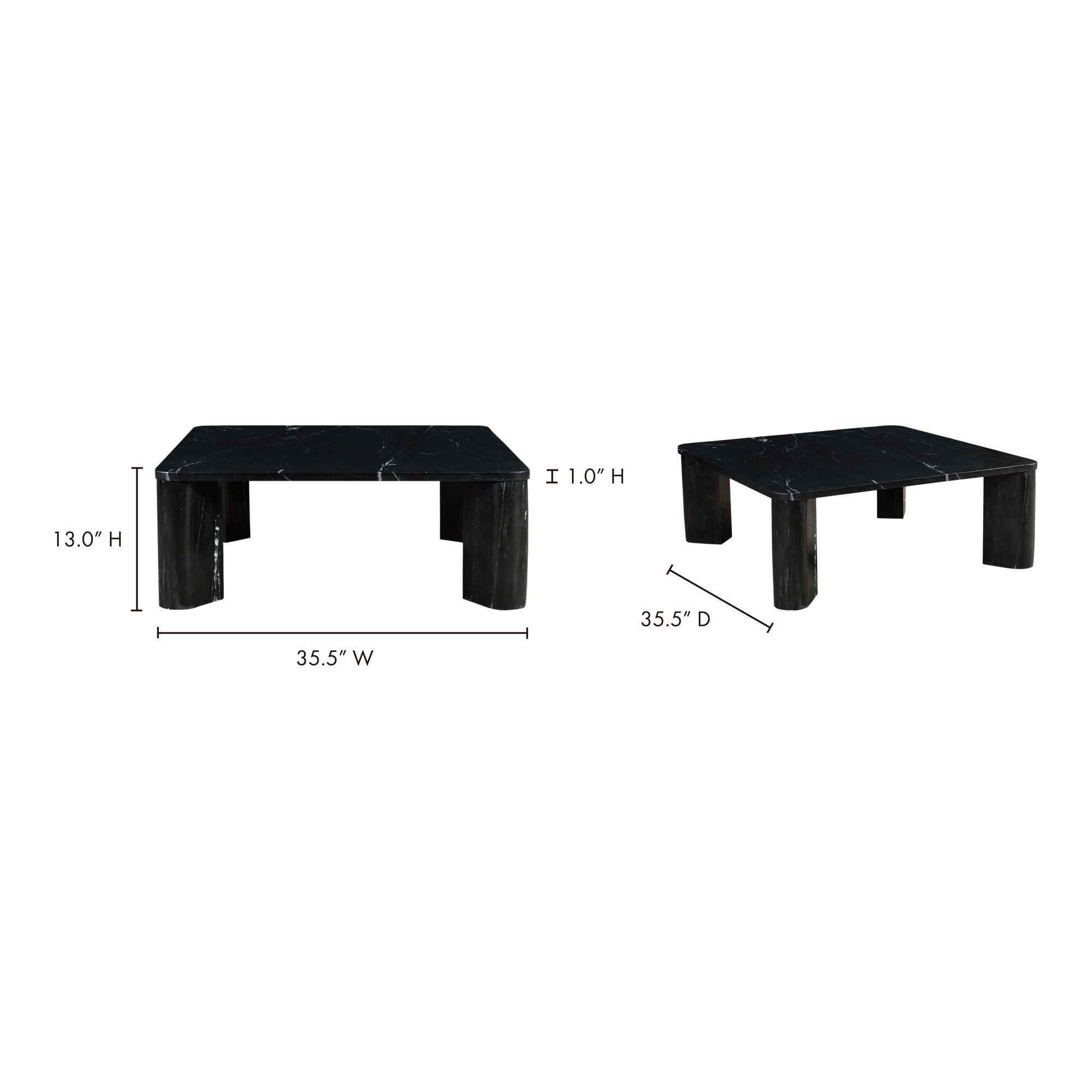 Segment - Coffee Table - Black Marine