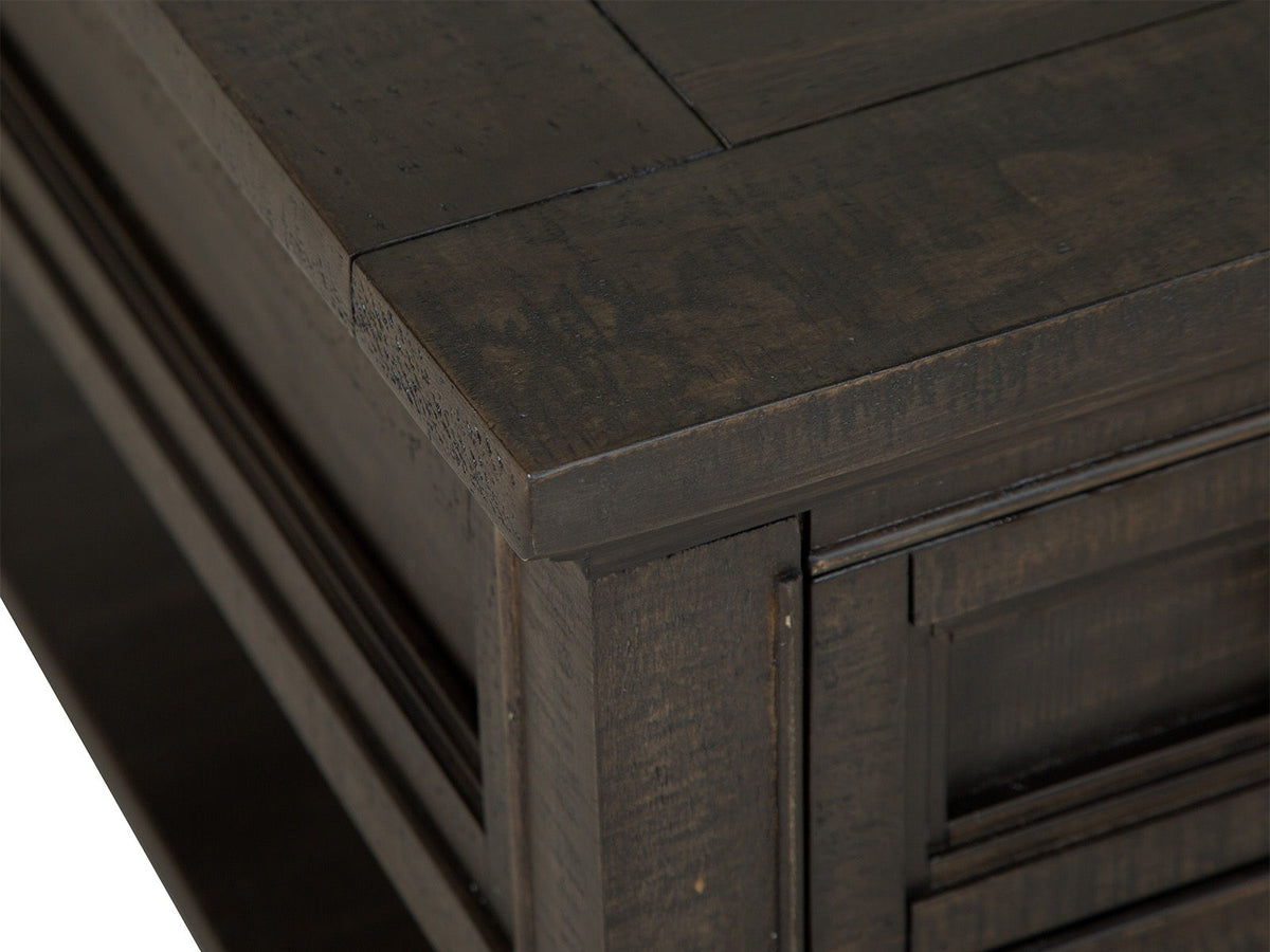 Westley Falls - Rectangular Cocktail Table With Casters - Graphite