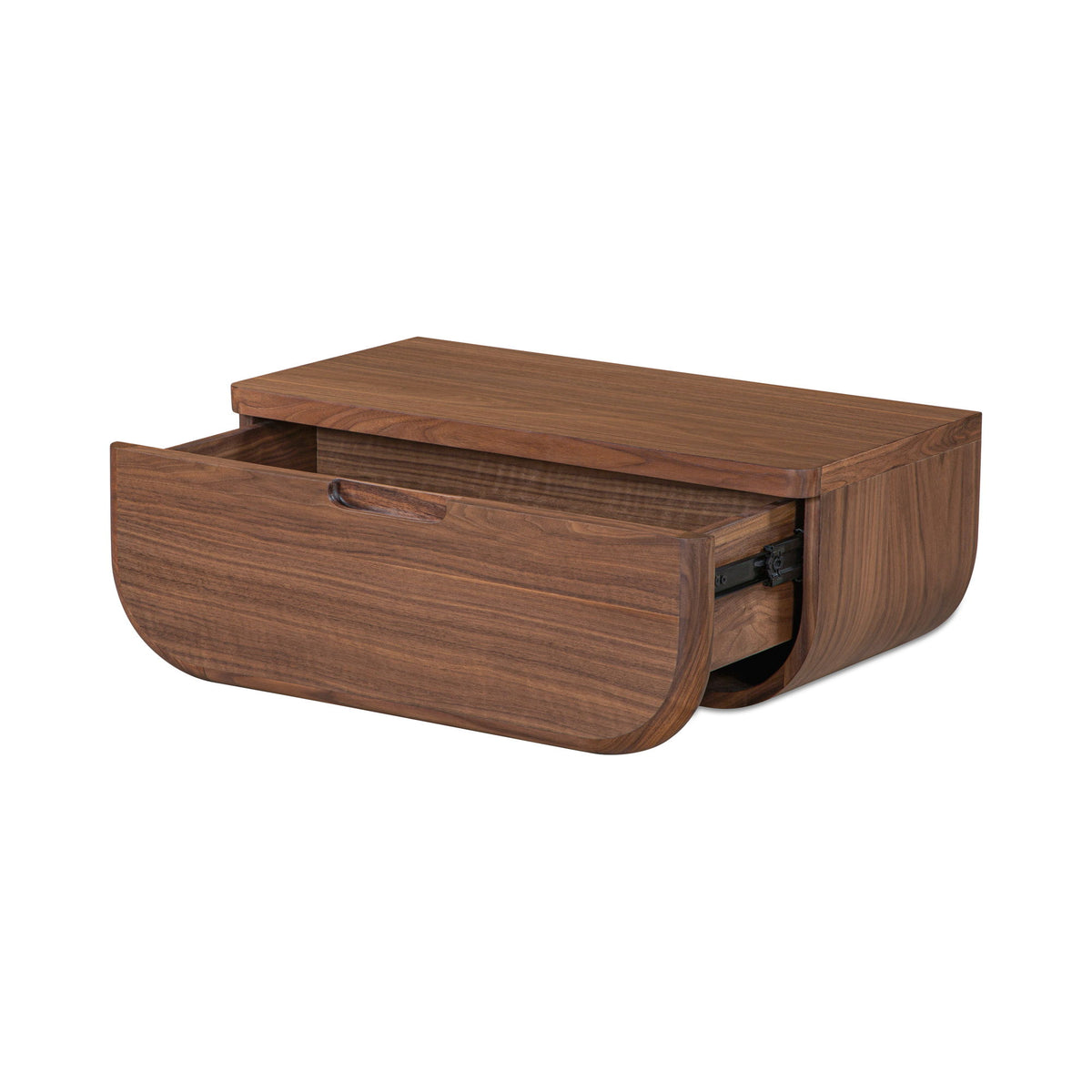 Hettie - Floating Nightstand - Dark Brown