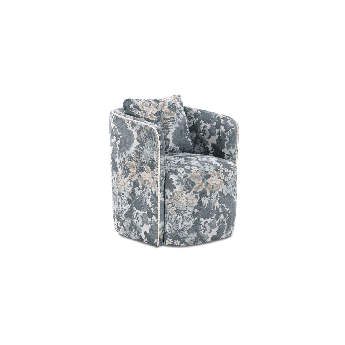 Cecil - Dining Chair Tapestry - Blue / Gray