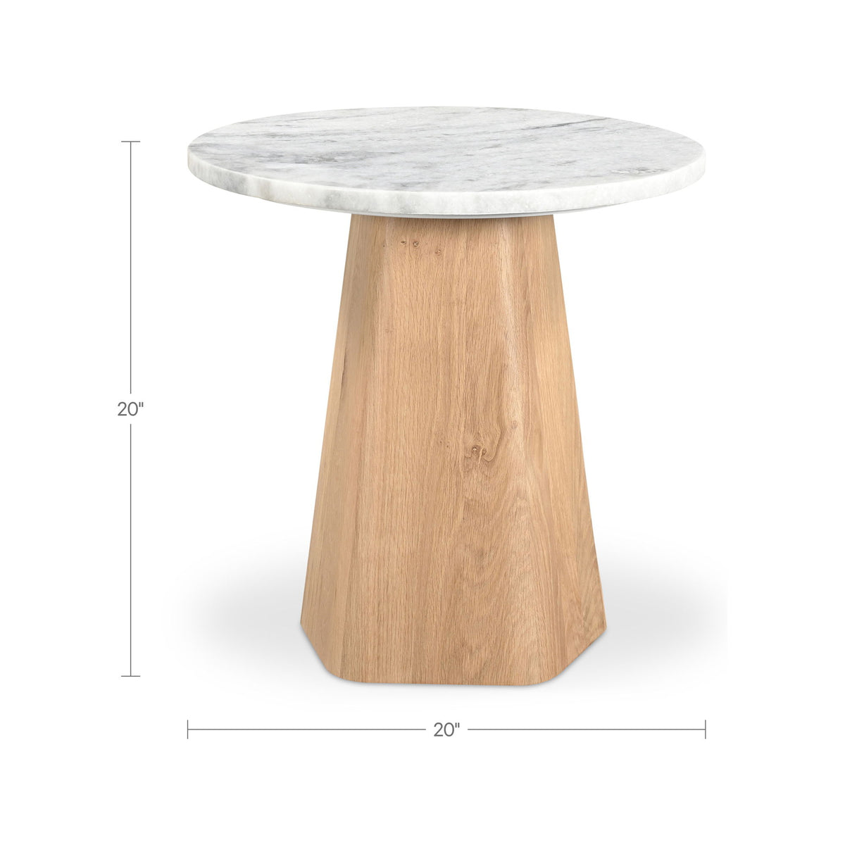 Evelyn - Accent Table - Ashen Grey Matrix