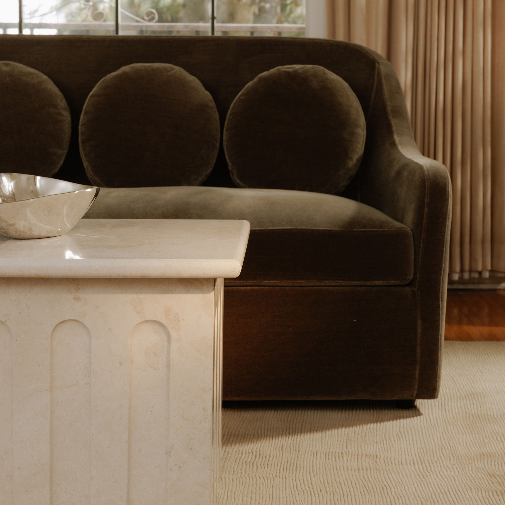 Forum - Side Table - Cream