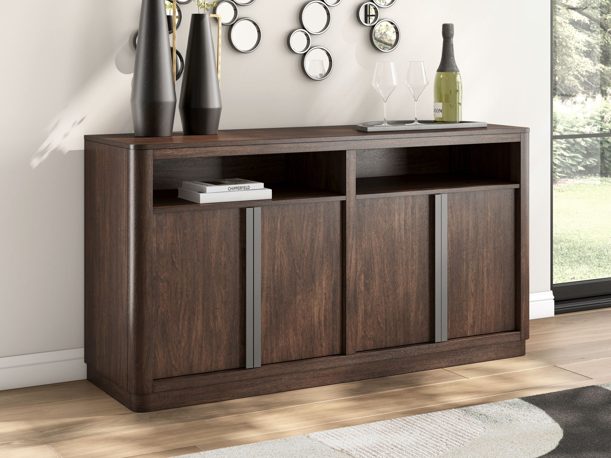 Dilenno - Dark Brown - Dining Room Server