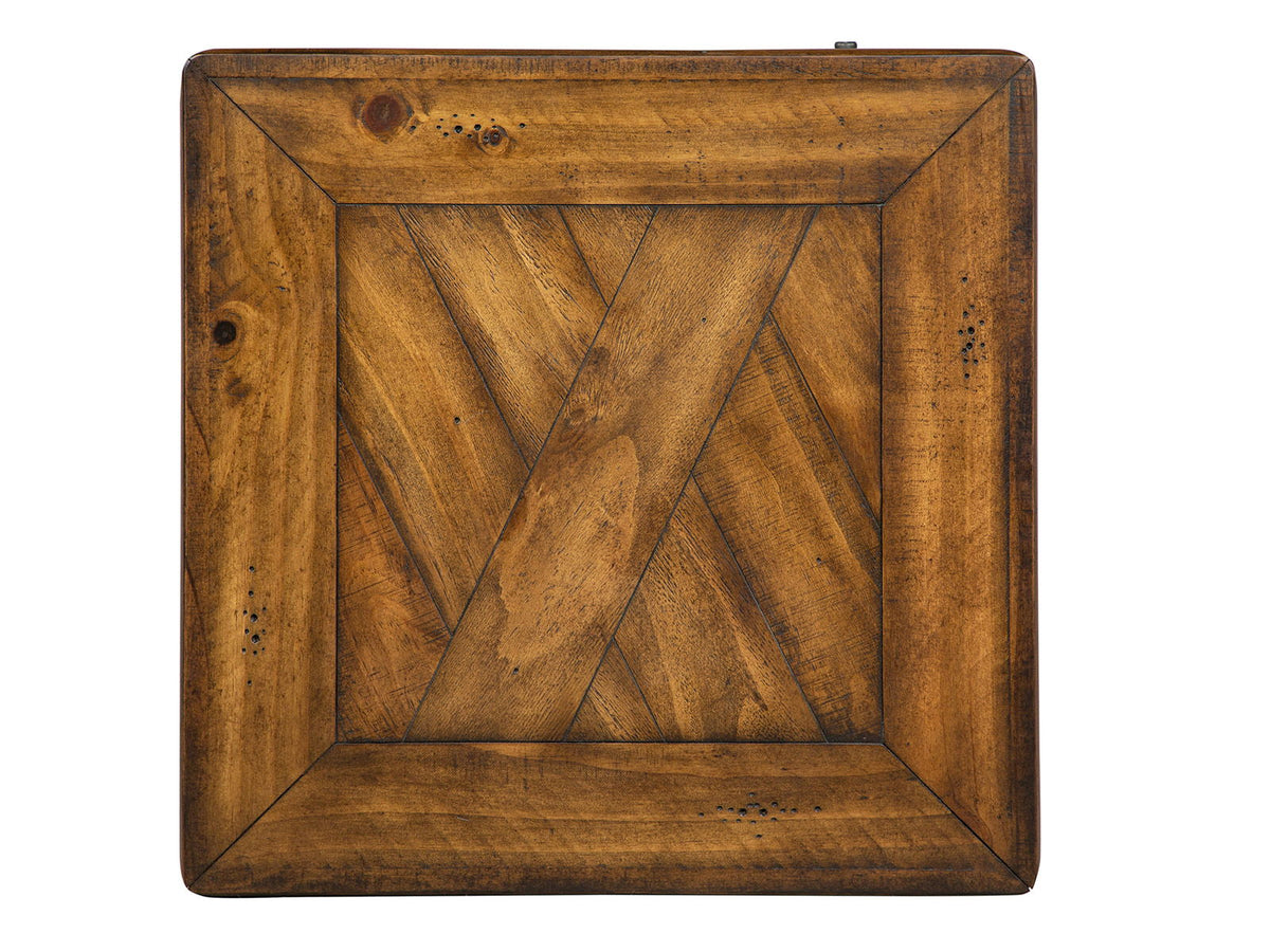 Chesterfield - Chairside End Table - Farmhouse Timber