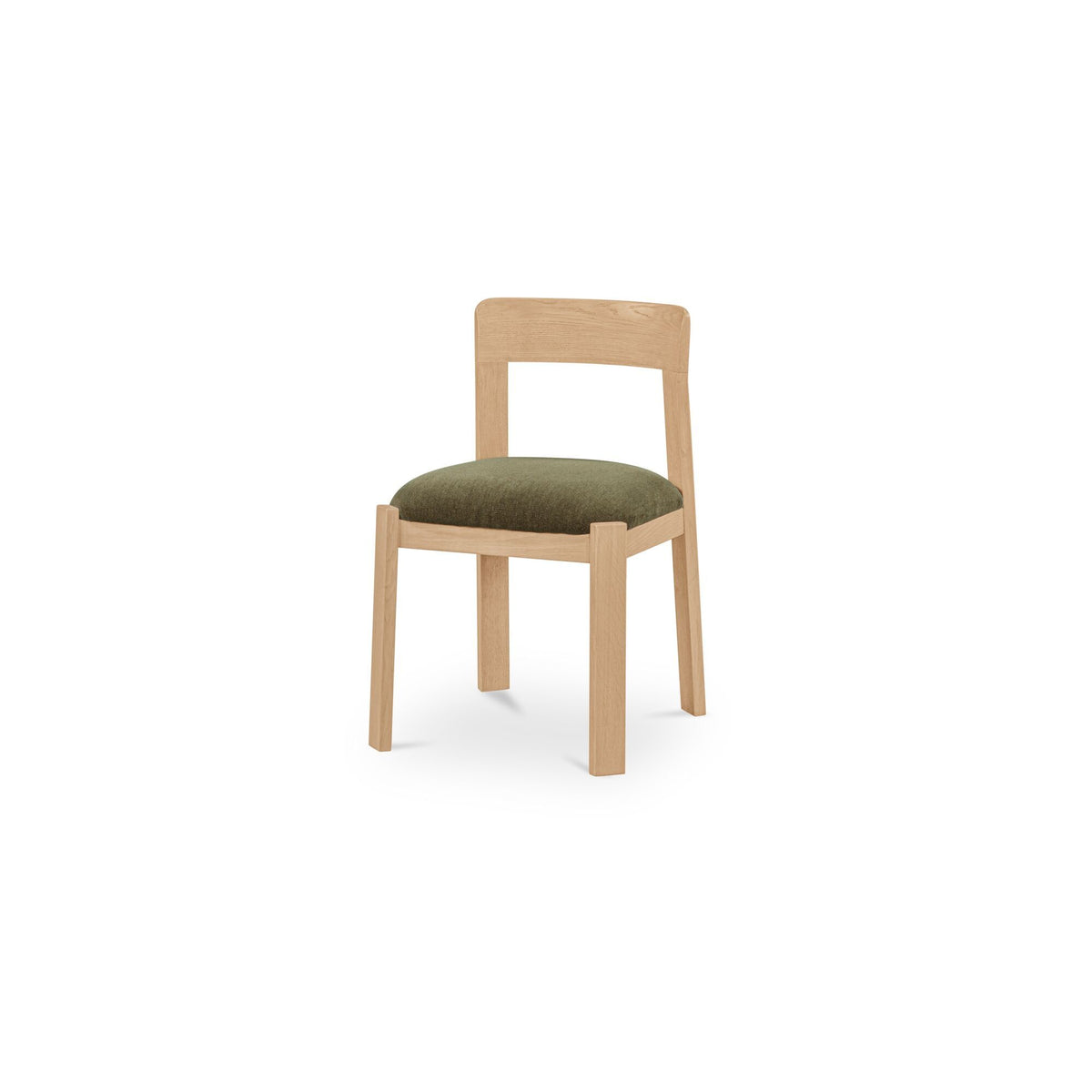 Oli - Dining Chair (Set of 2) - Dark Green / Light Brown