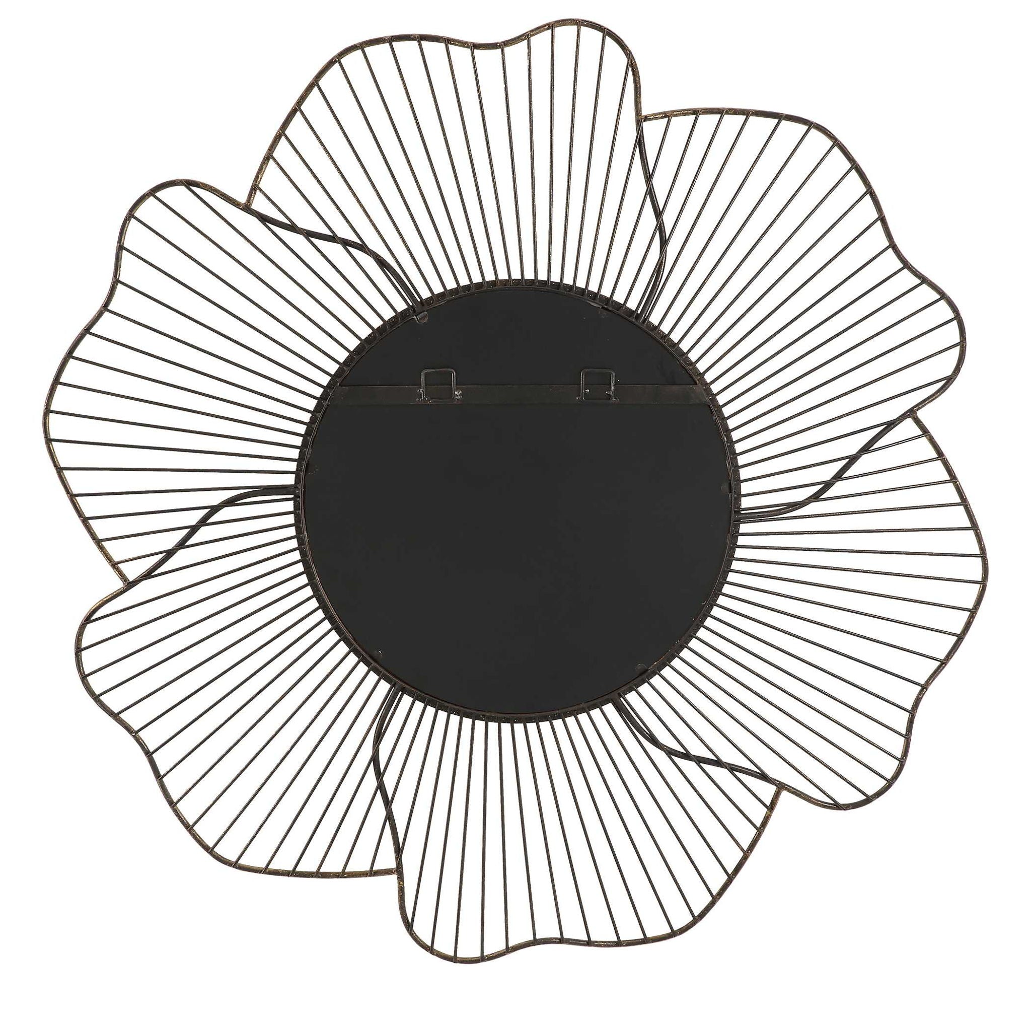 Blossom - Gold Floral Mirror