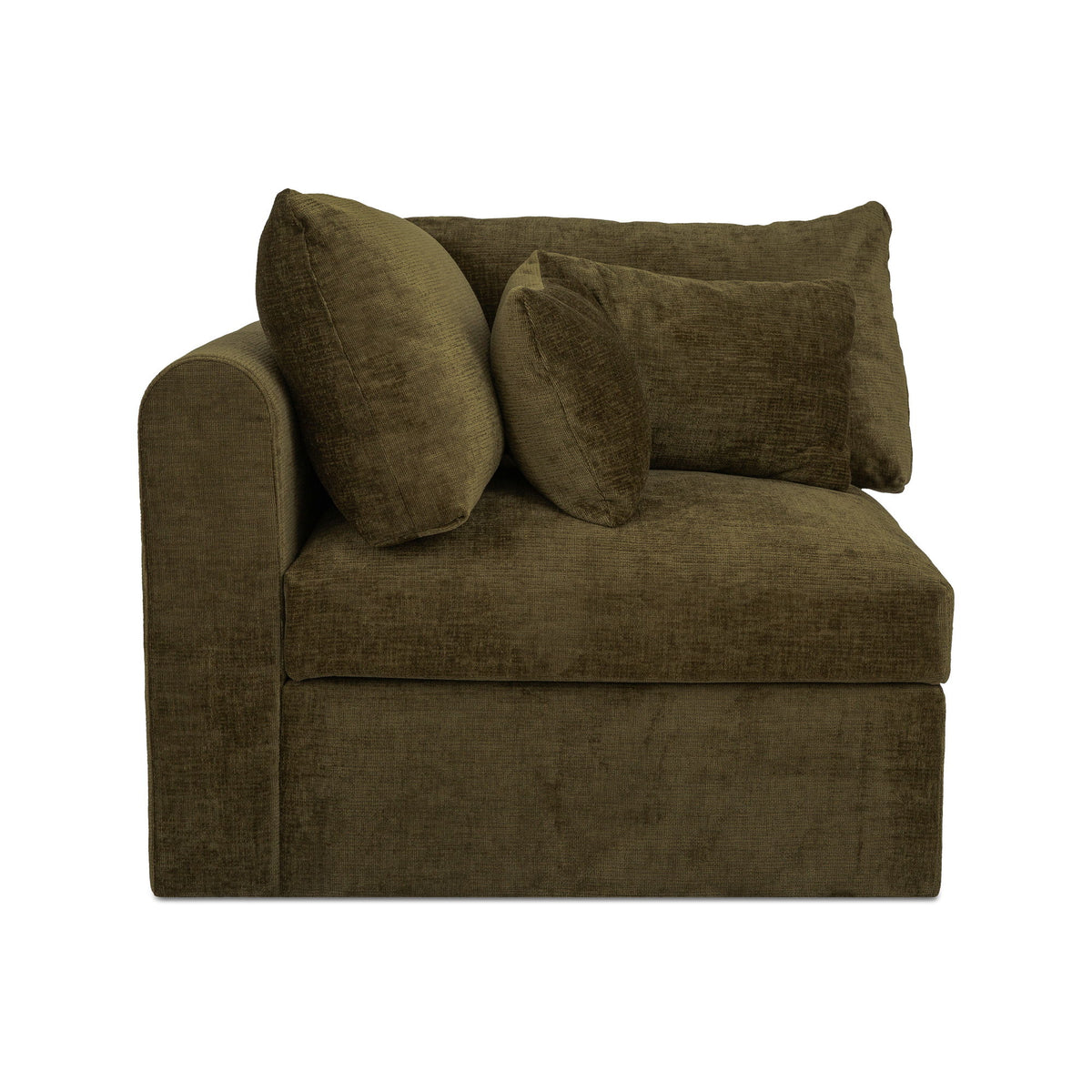 Swift - Corner Chair - Dark Green