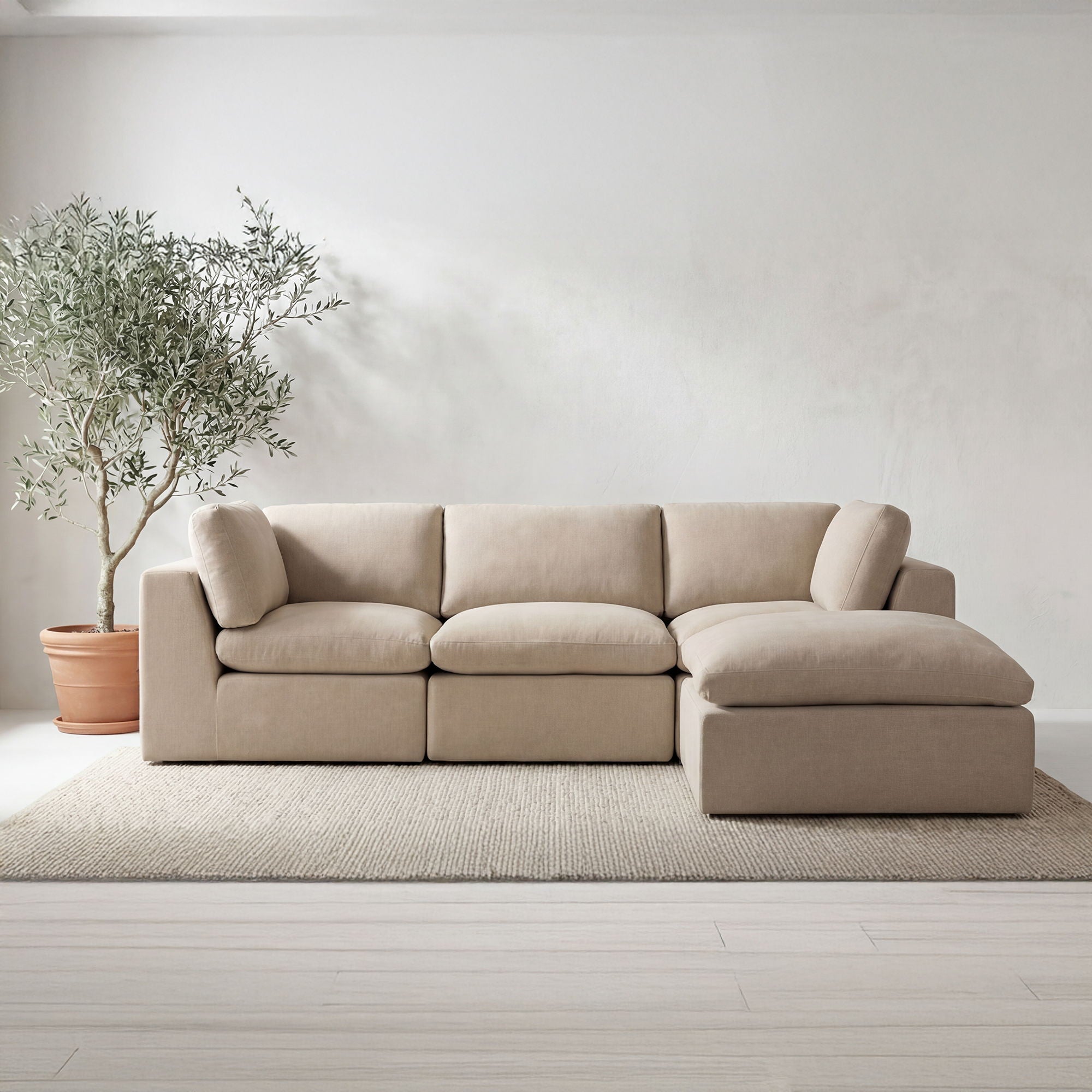 Cates - Ottoman - Pebble