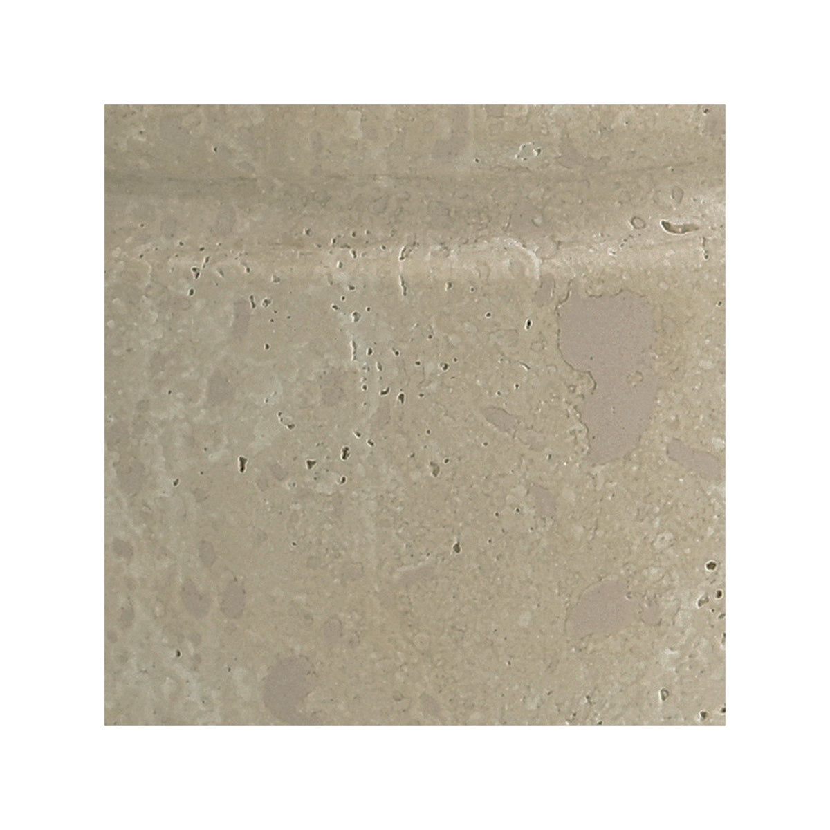 Valencia - Round Travertine Box - Beige