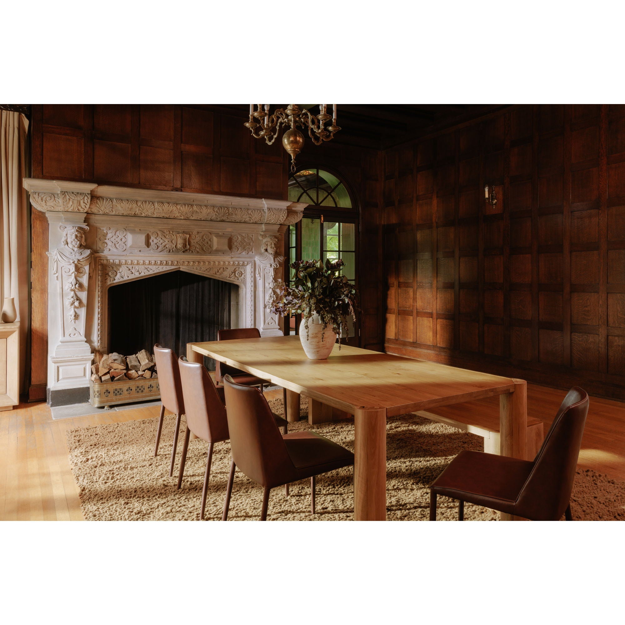 Post - Large Dining Table - Natural