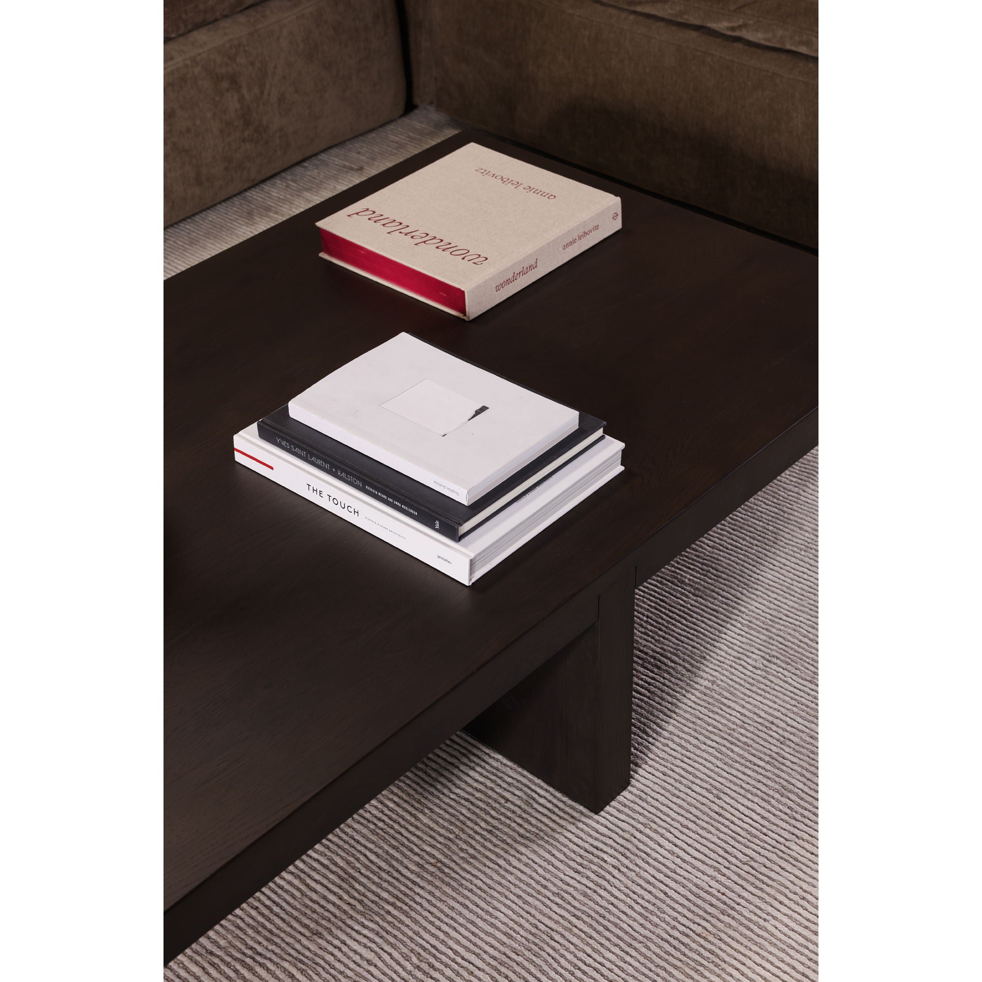 Folke - Rectangular Coffee Table - Dark Brown