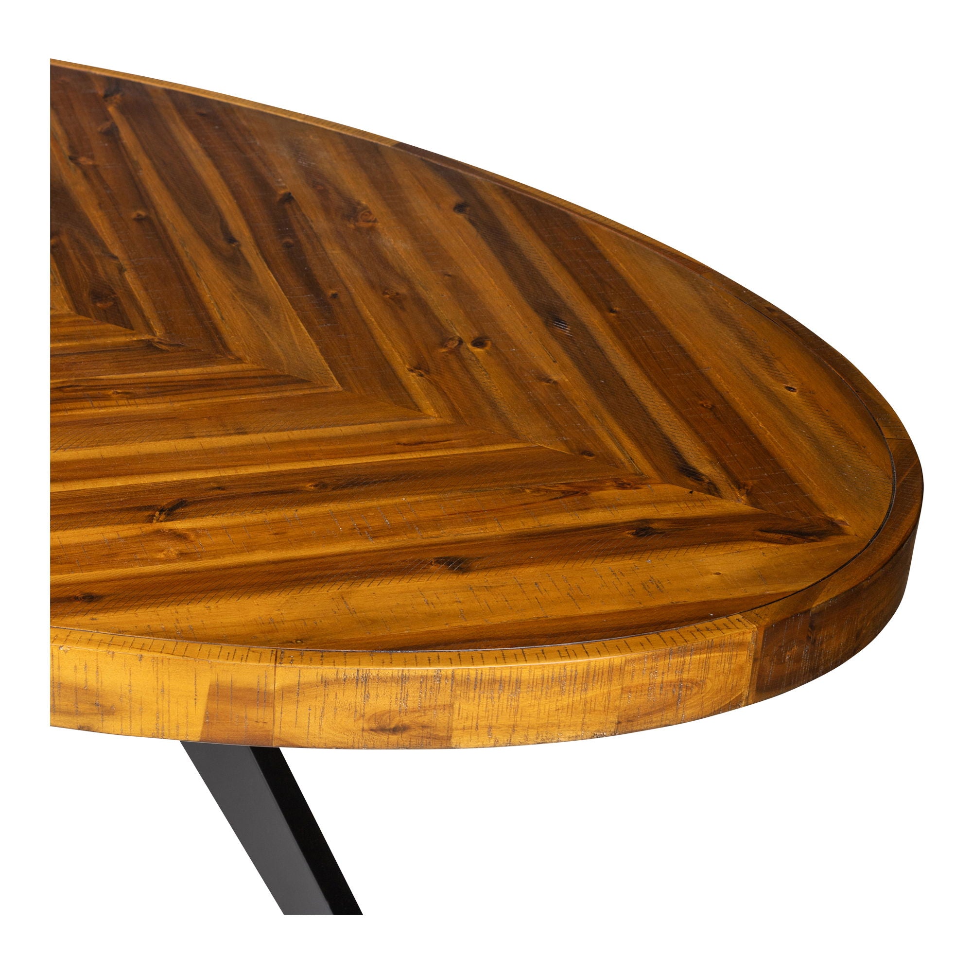 Parq - Oval Dining Table - Brown