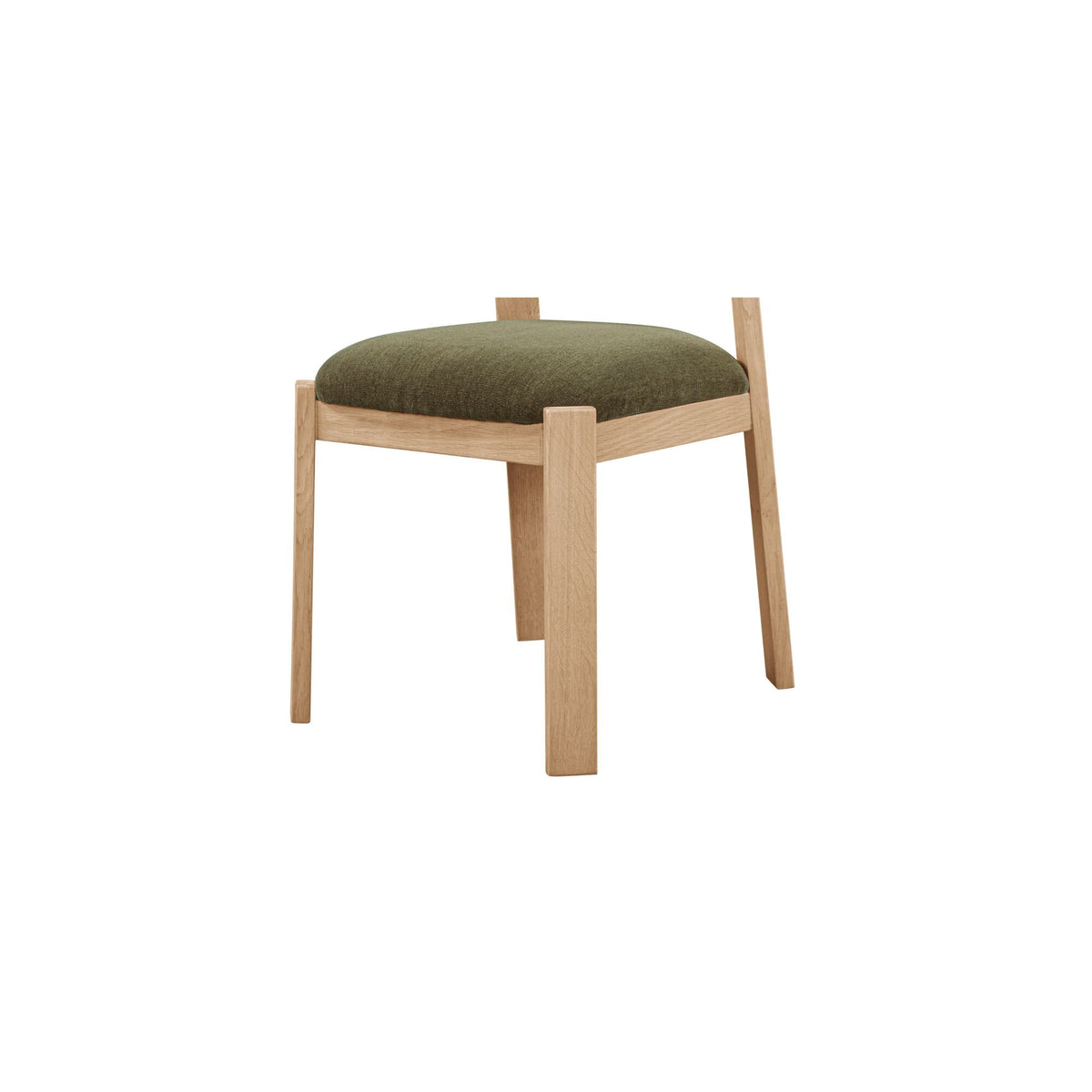 Oli - Dining Chair (Set of 2) - Dark Green / Light Brown