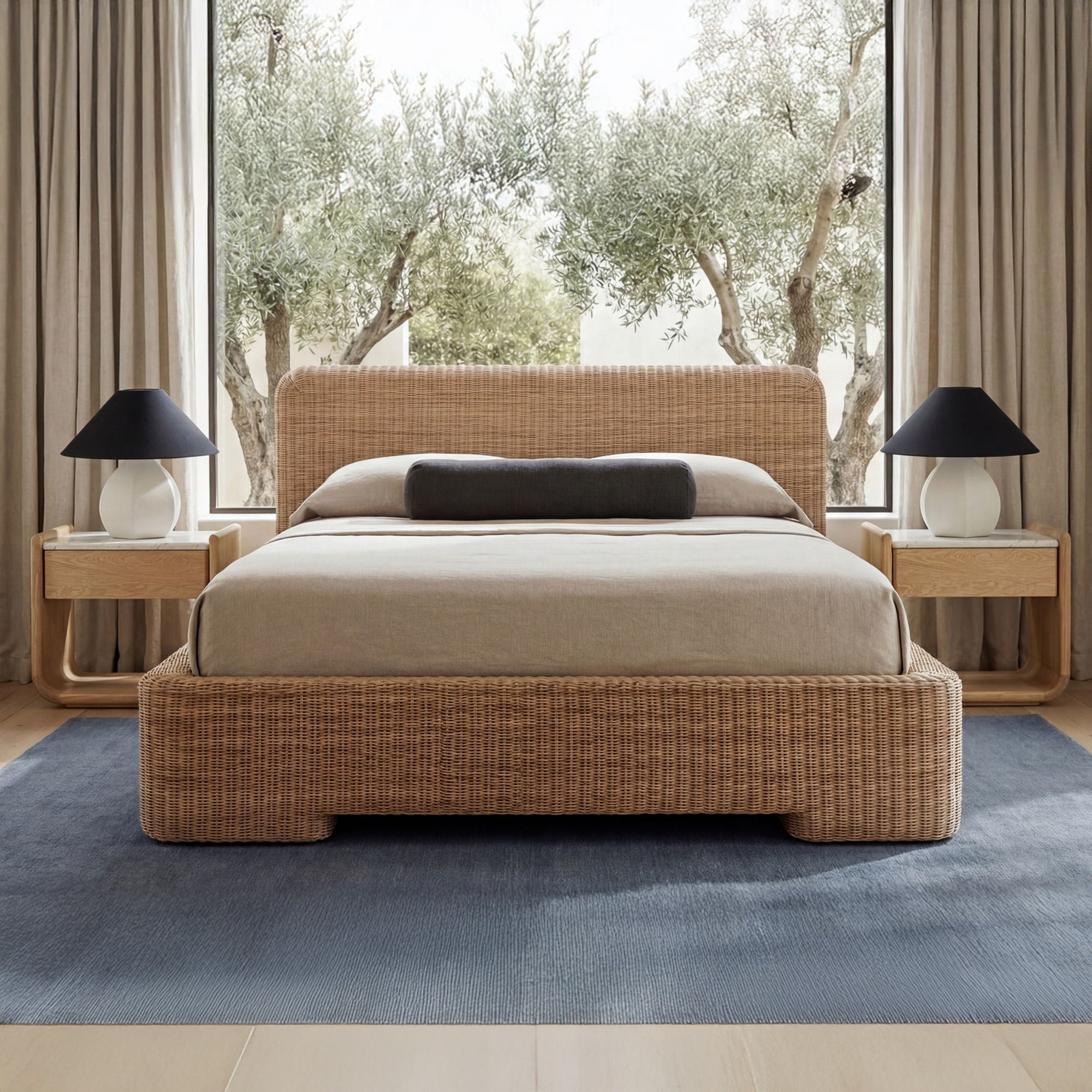Claudia - Bed King - Natural