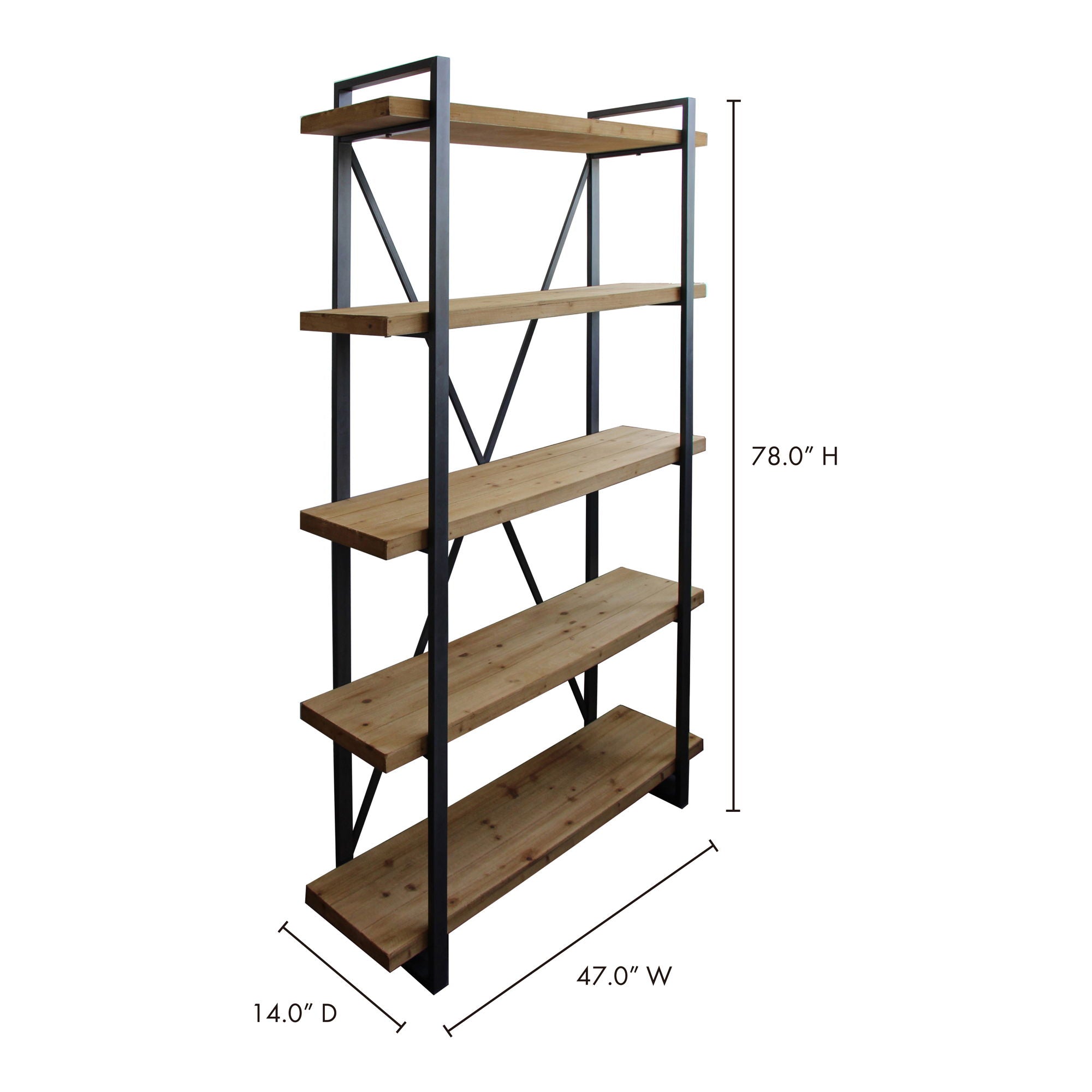 Lex - 5 Level Shelf - Natural