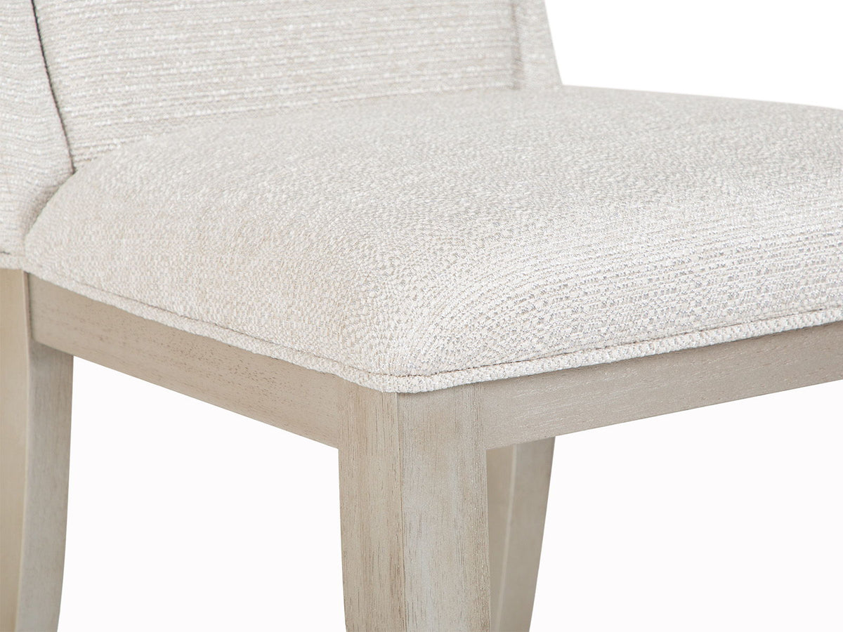 Lenox - Upholstered Host Side Chair (Set of 2) - Warm Silver