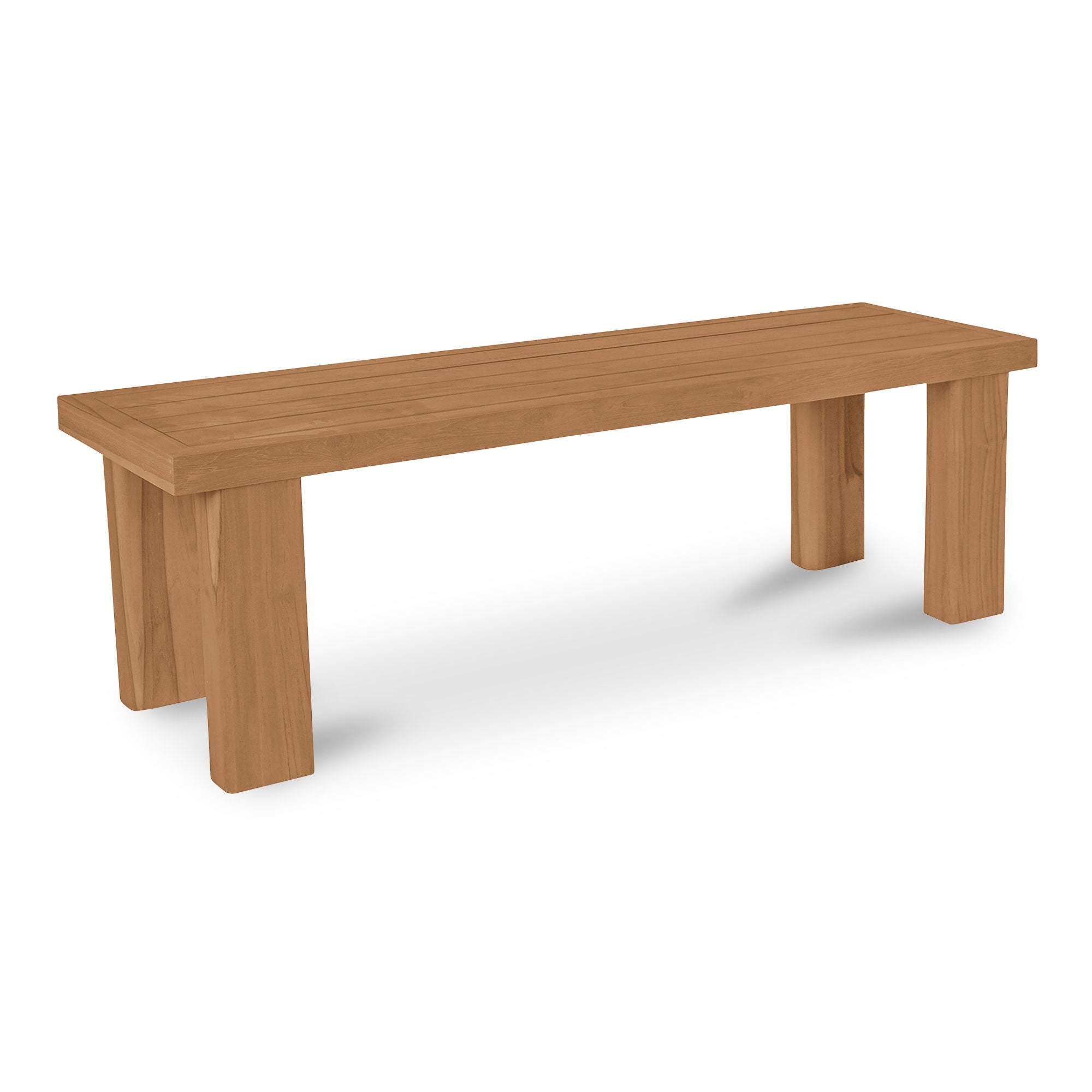Marina - Outdoor Dining Bench - Light Brown