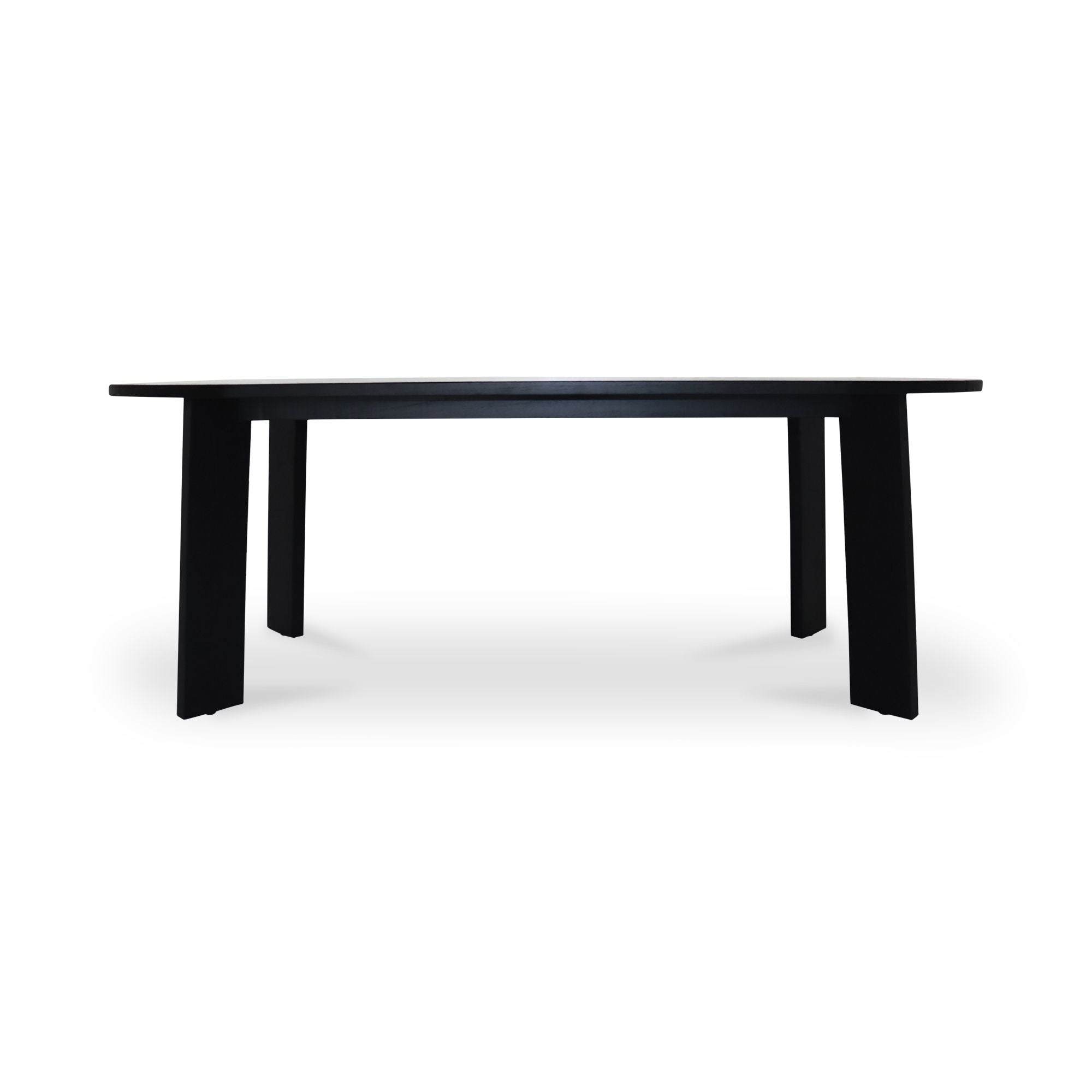 Delta - Oval Outdoor Dining Table - Black