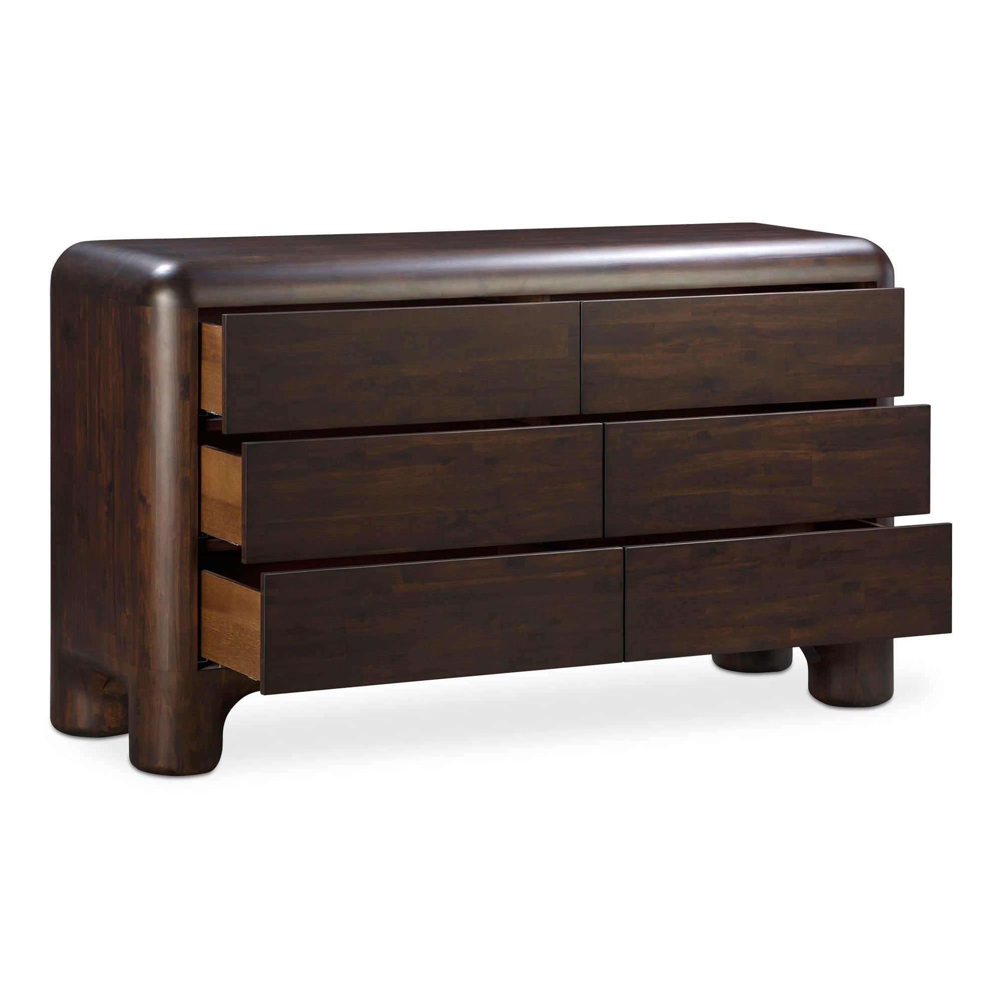Rowan - 6 Drawer Dresser - Walnut