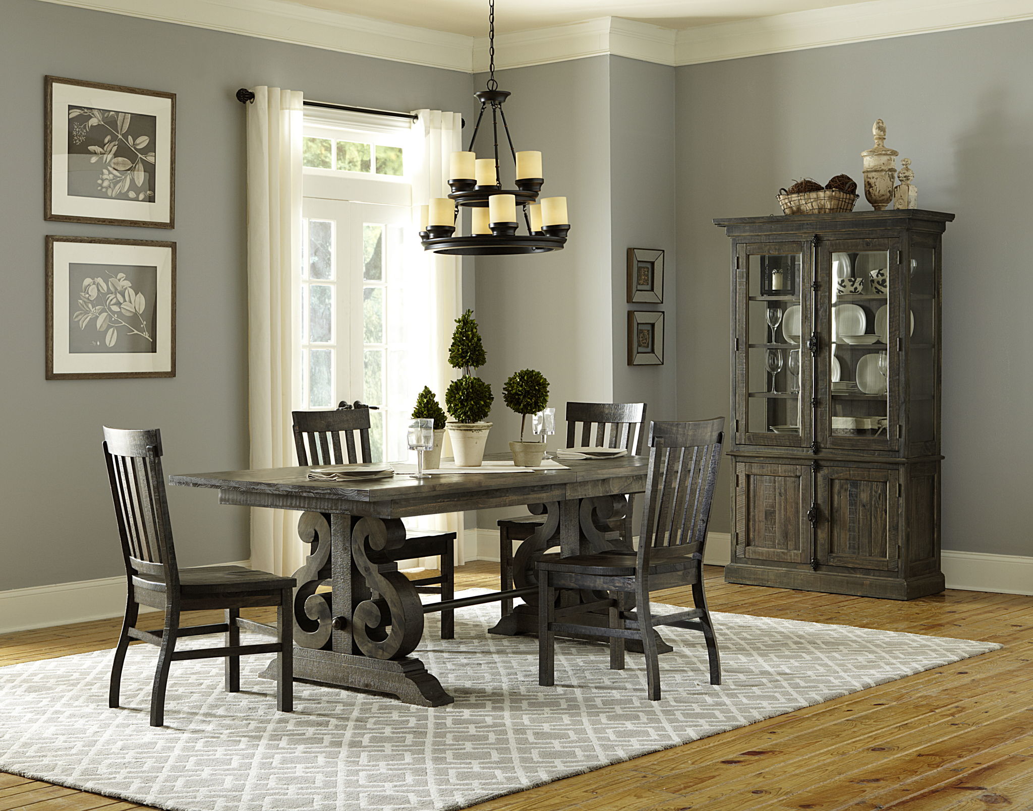 Bellamy - Rectangular Dining Table - Peppercorn
