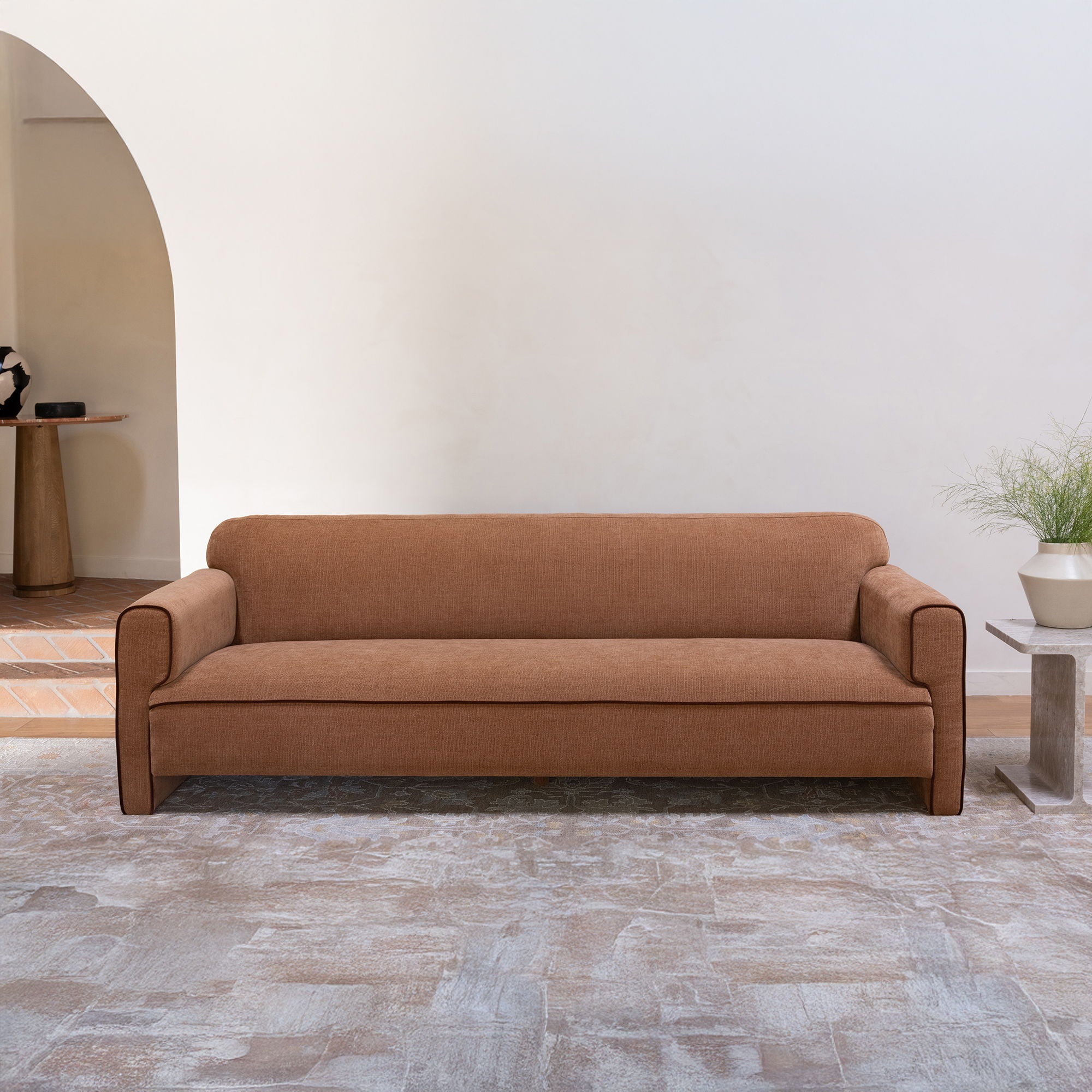 Leo - Sofa - Light Brown