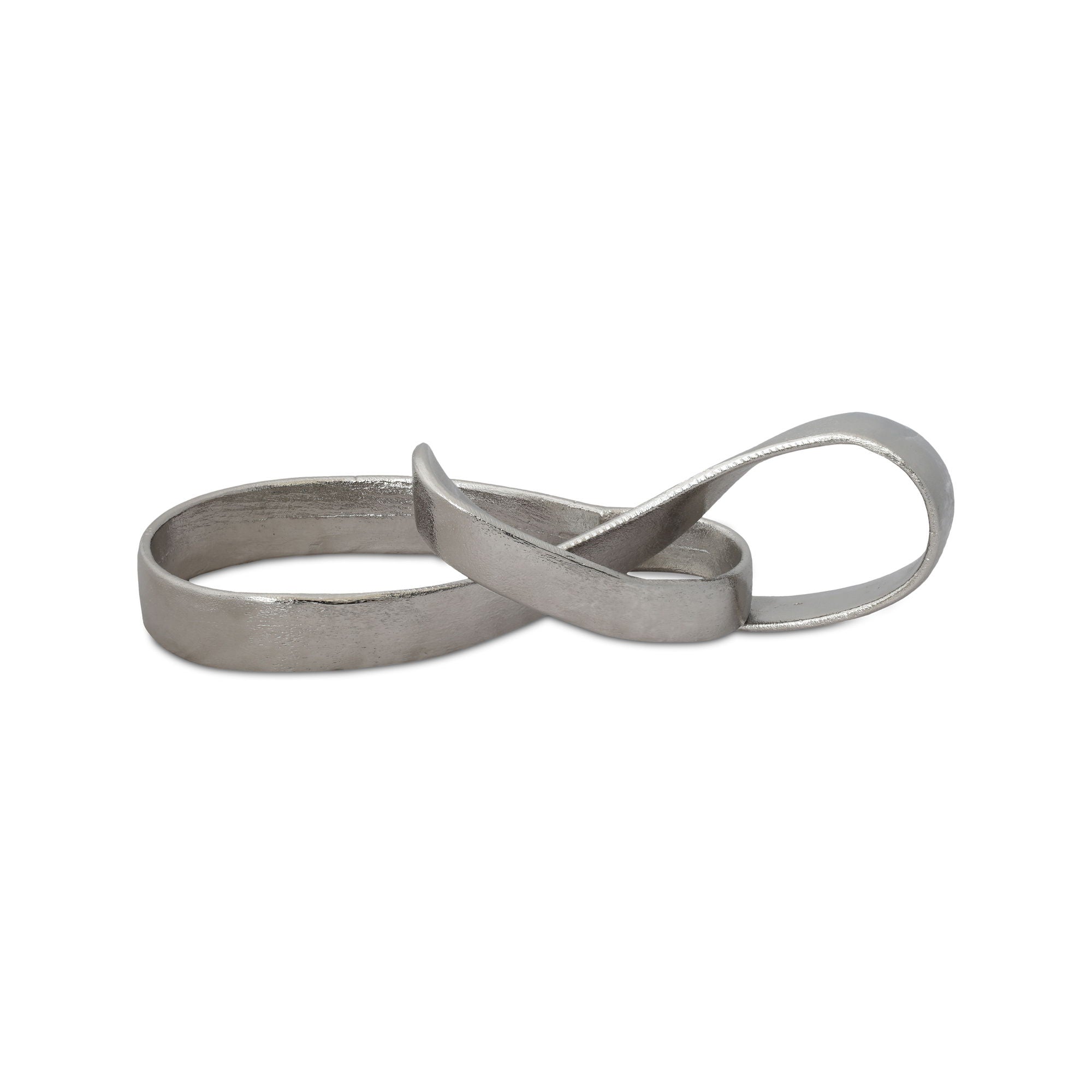 Cascade - Cast Aluminum Sculpture - Pearl Silver