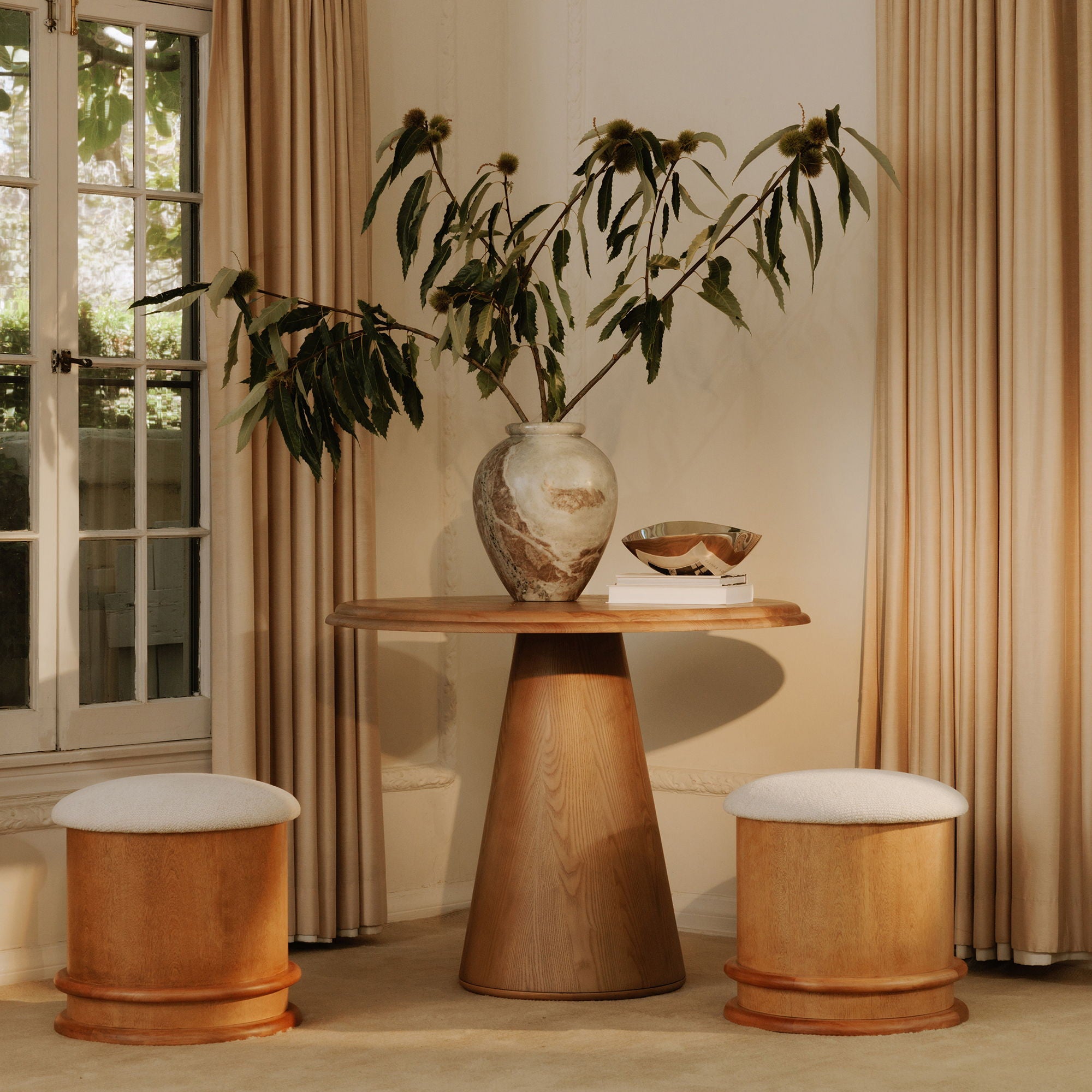 Piccolo - Storage Stool - Flecked Oatmeal