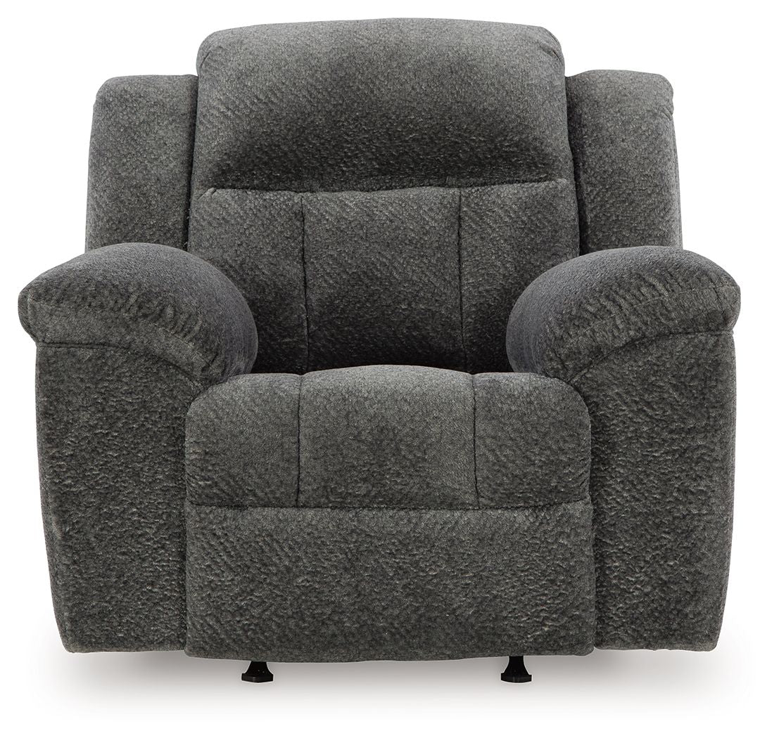 Frohn - Graphite - Rocker Recliner - Fabric