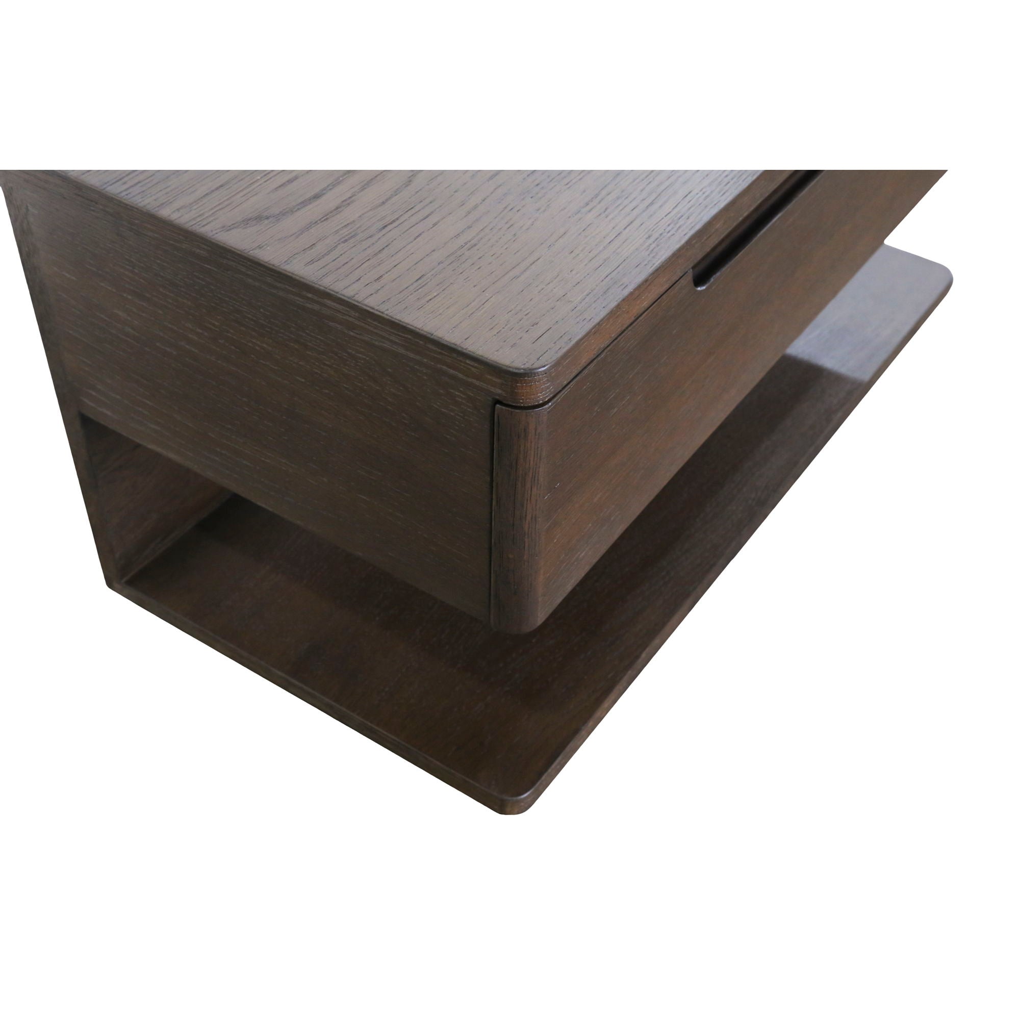 Jonah - Floating Nightstand - Dark Brown