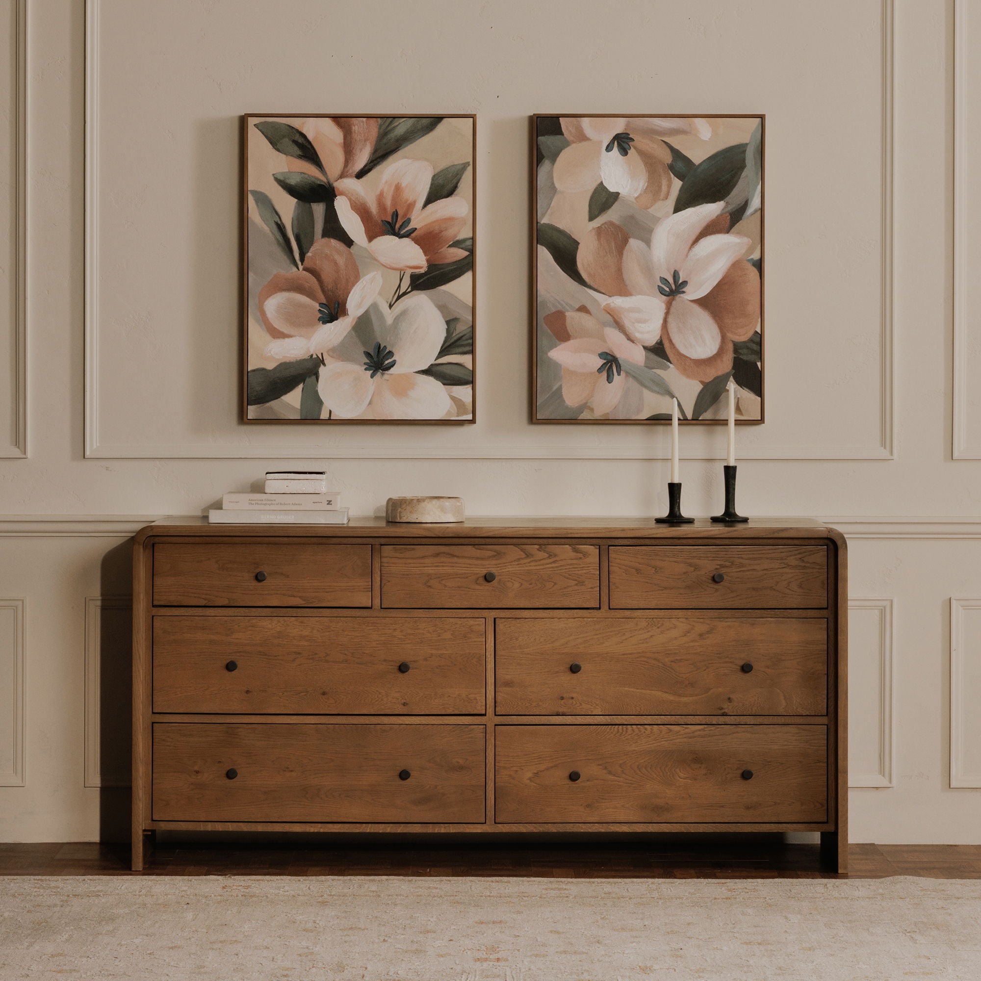 Riley - 7 Drawer Dresser - Oak