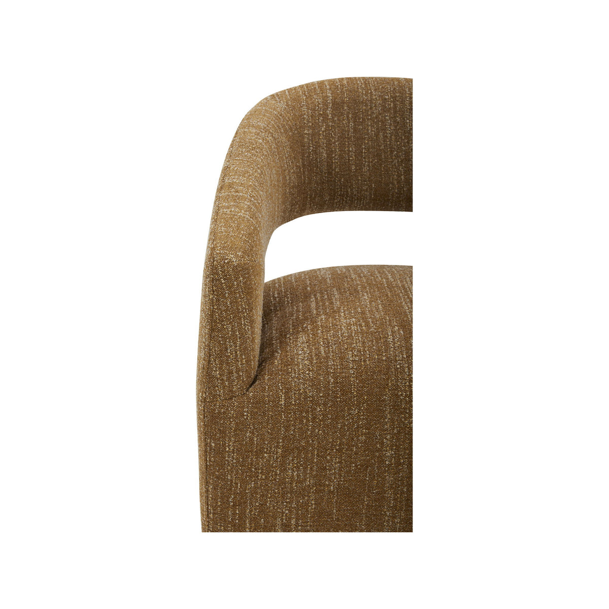 Barrow - Rolling Dining Chair - Amber Glow / Yellow